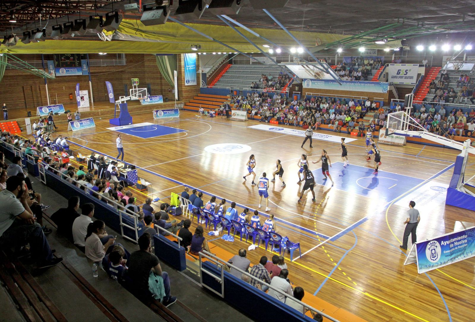 Polideportivo Andrés Estrada, sede de dos eventos deportivos este fin de semana.