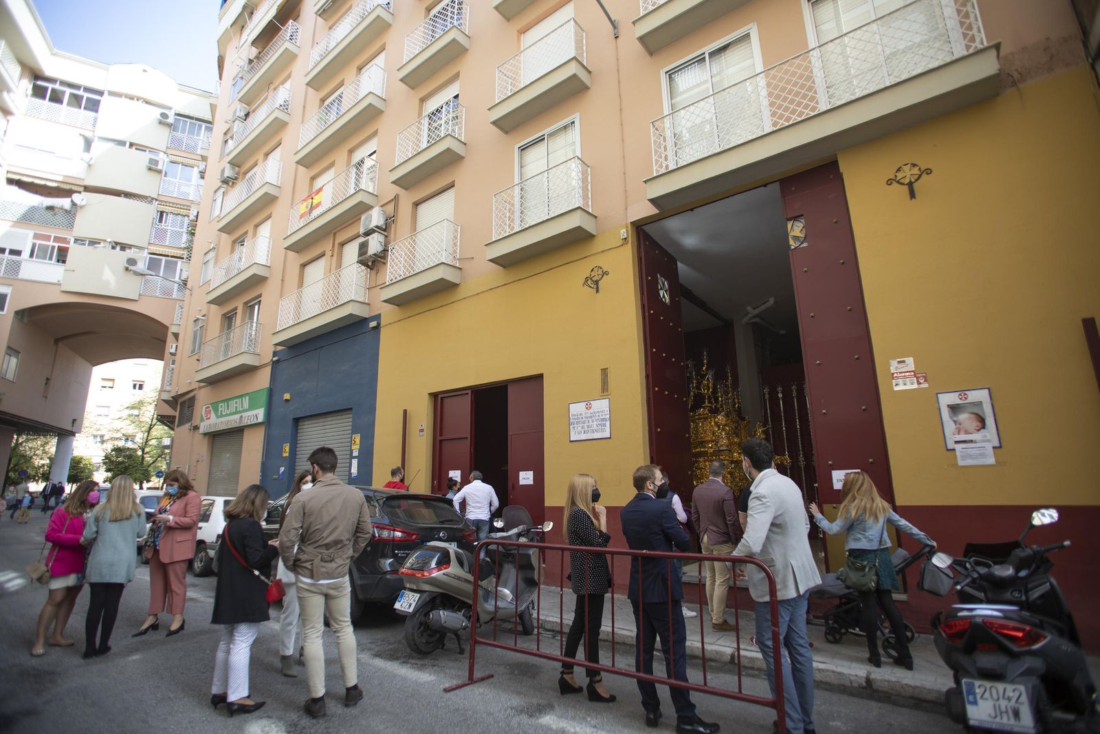 Fotos: La cofradía del Despojado, en San Andrés y con exposición