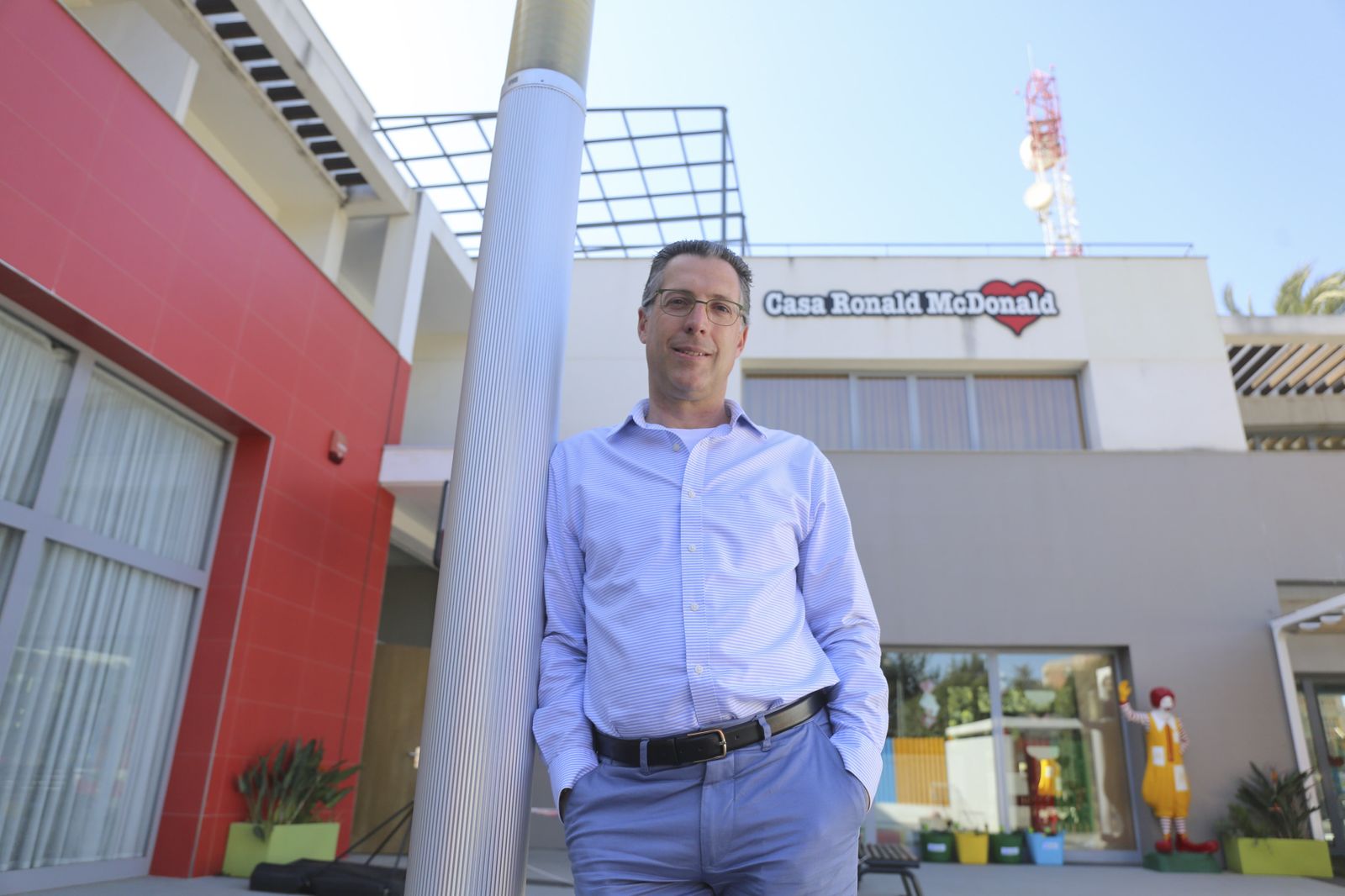 Vicente Moros momentos antes de la entrevista con este diario.