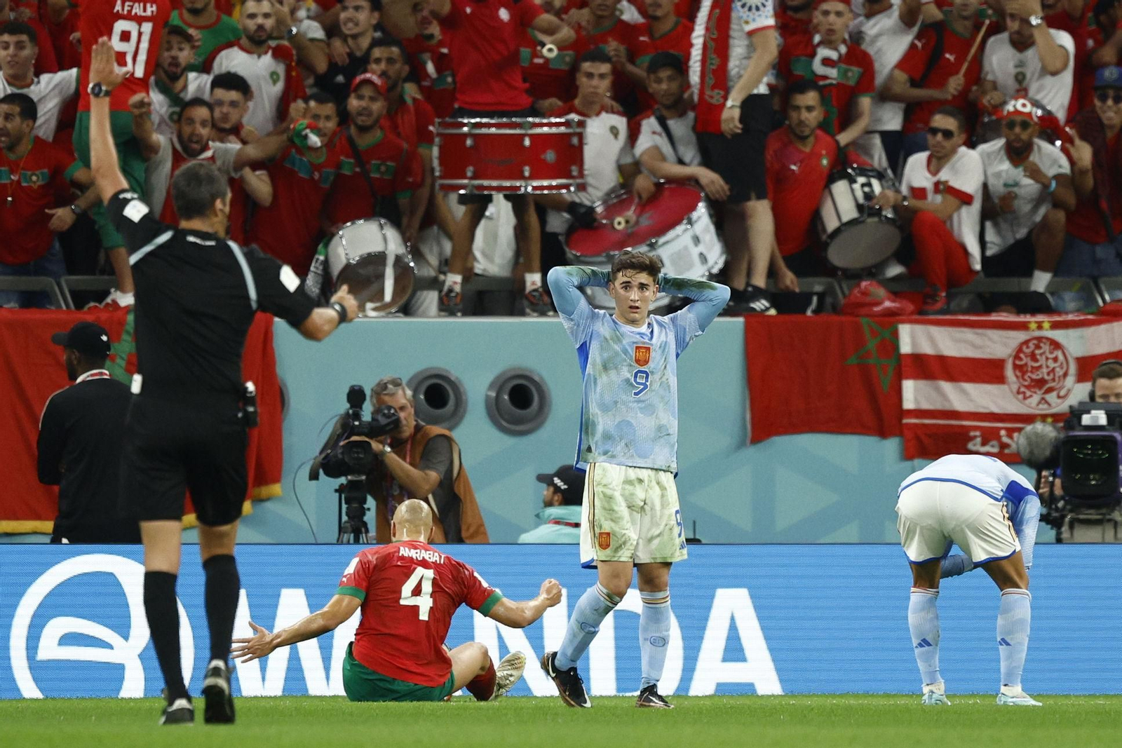 Fotos del Marruecos-España en octavos del Mundial de Qatar