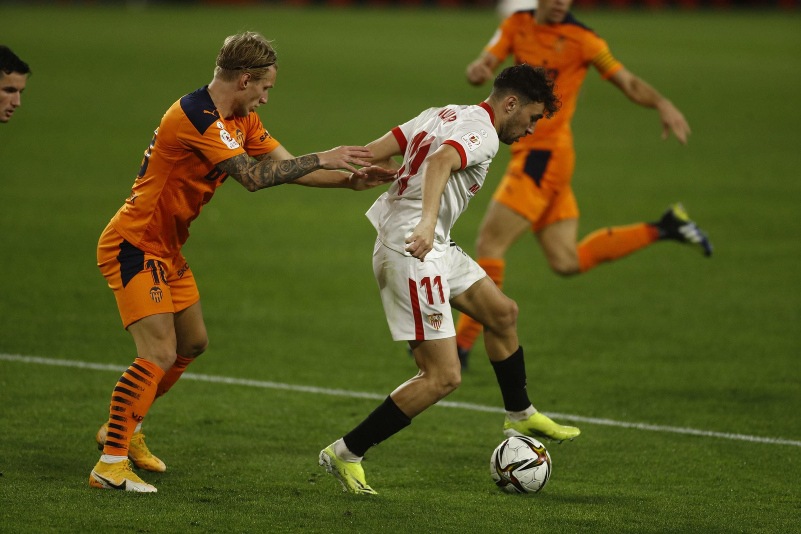 El Sevilla-Valencia de Copa del Rey, en imágenes