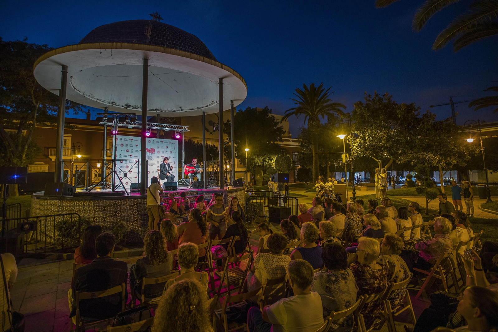 Imagen de archivo de una de las actuaciones organizadas por el festival La Isla Ciudad Flamenca.