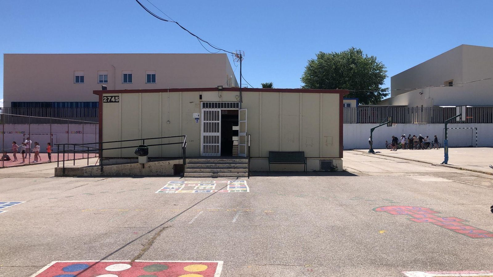 Otra imagen de uno de los módulos prefabricados.