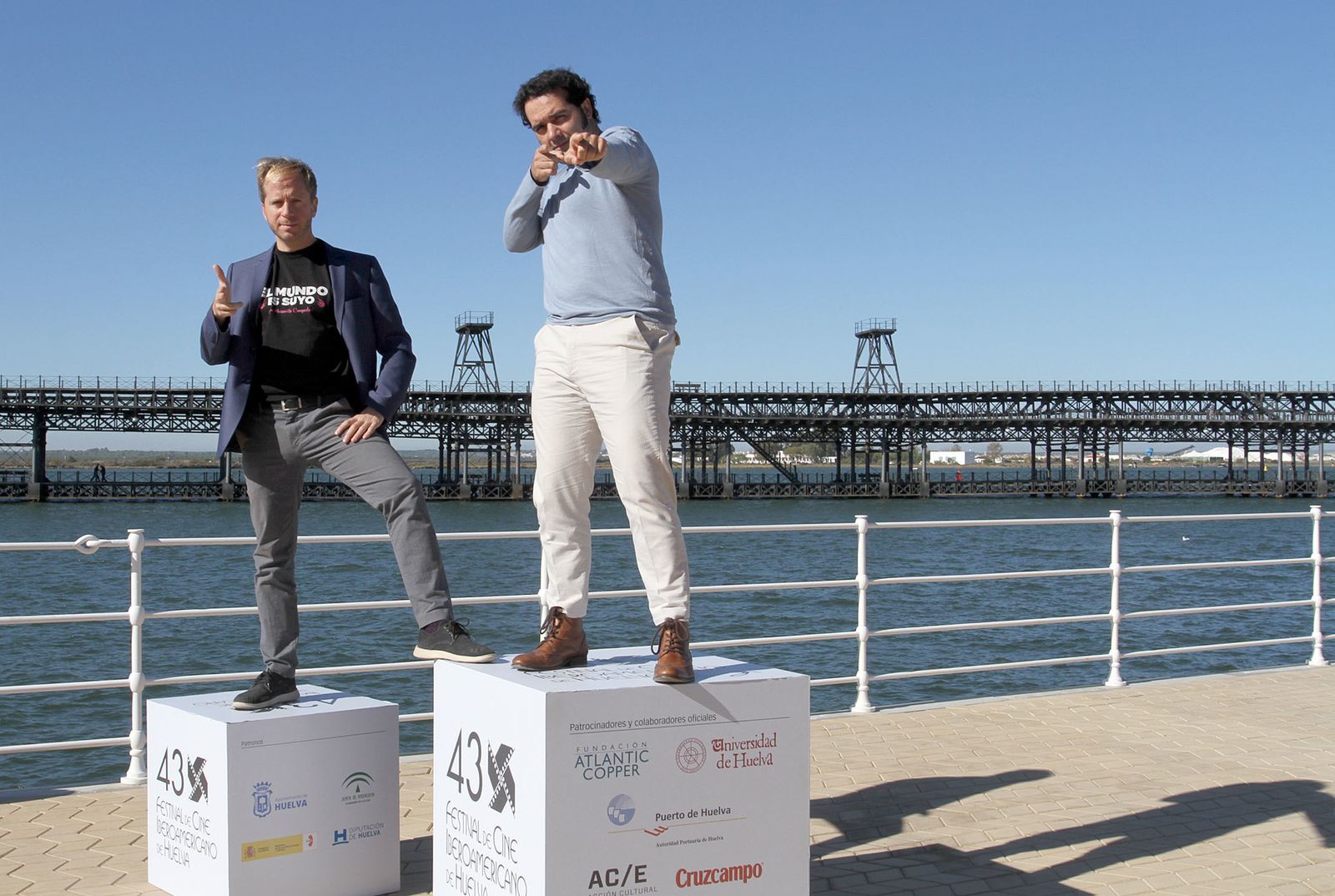 Alfonso Sánchez y Alberto López Premio Luz del Festival de Cine Iberoamericano de Huelva