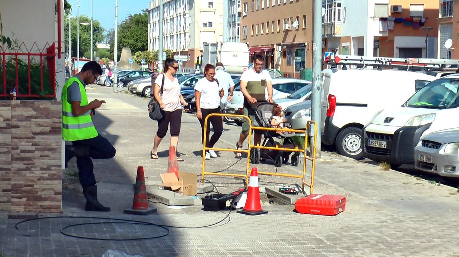 Actuación de la subcontrata durante la obra que motivó la denuncia.