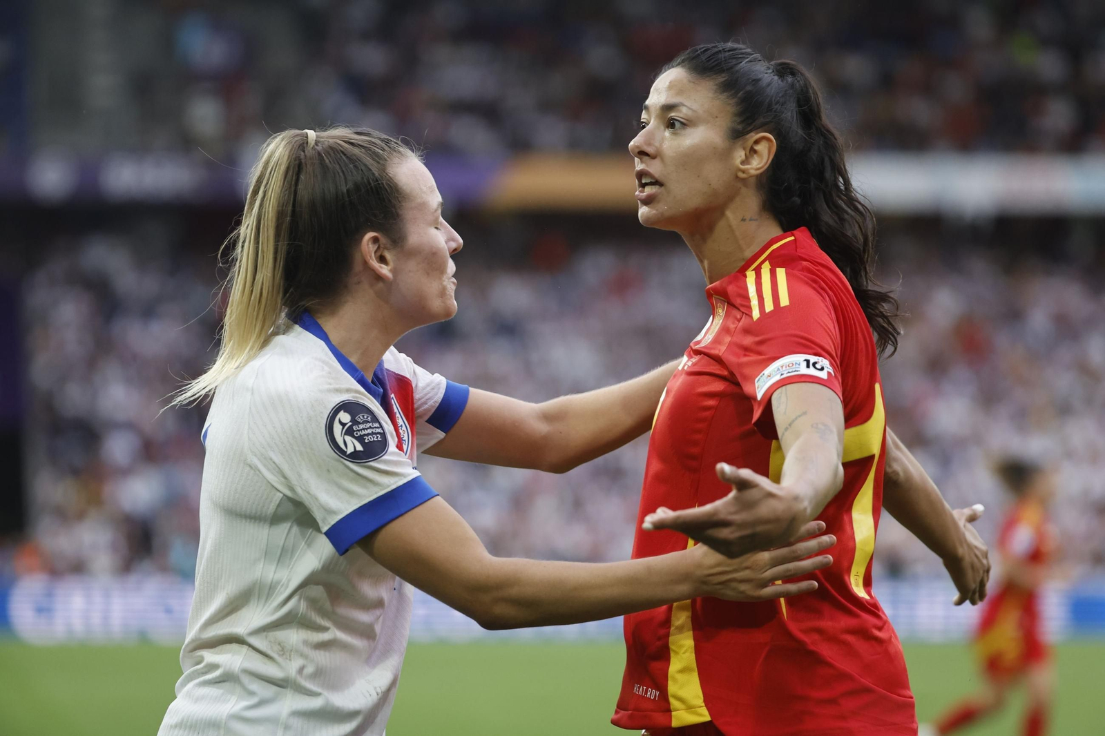 Las mejores imágenes de la final España - Inglaterra de la Eurocopa femenina