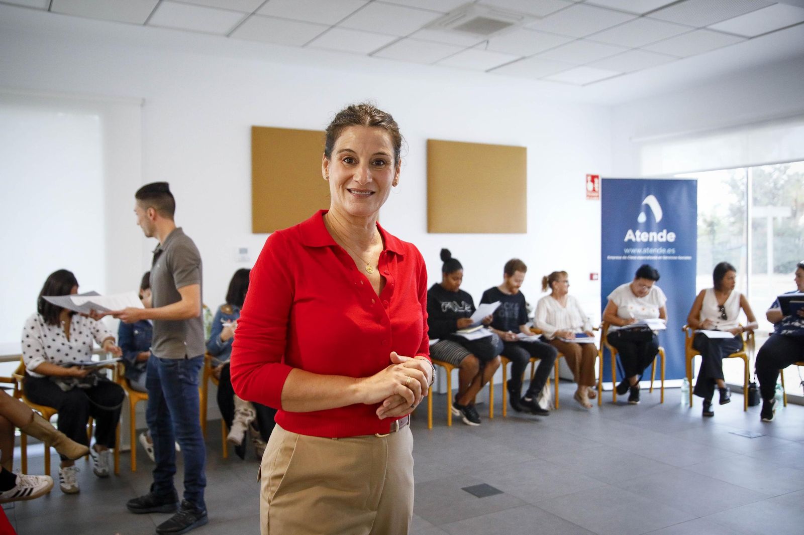 Las imágenes de la formación ofrecida por Atende en el espacio ALMA de Almería