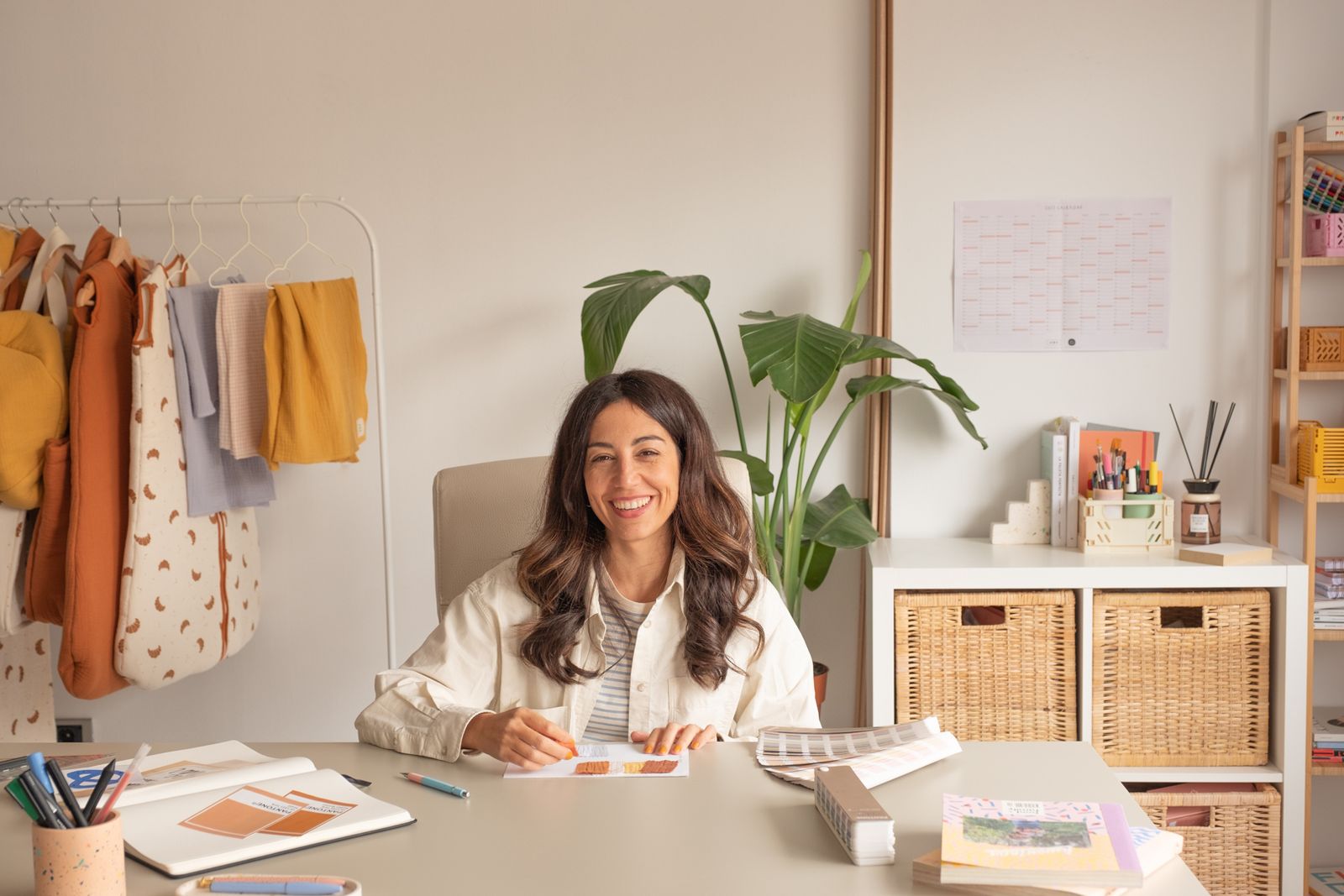 Paula Jaén en el estudio de ‘The Kids Club’ en Puerto Real