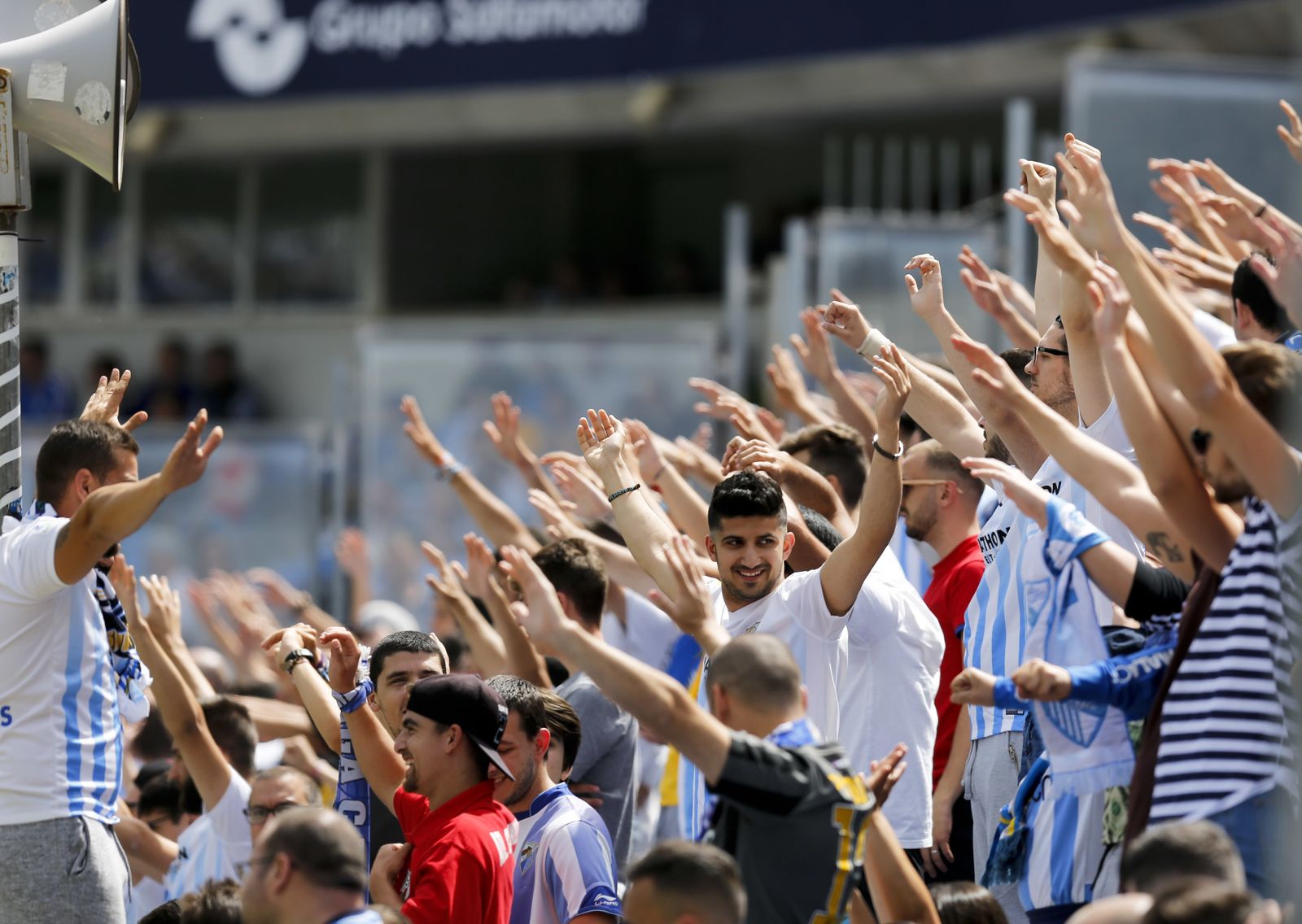 Las imágenes del Málaga-Valencia