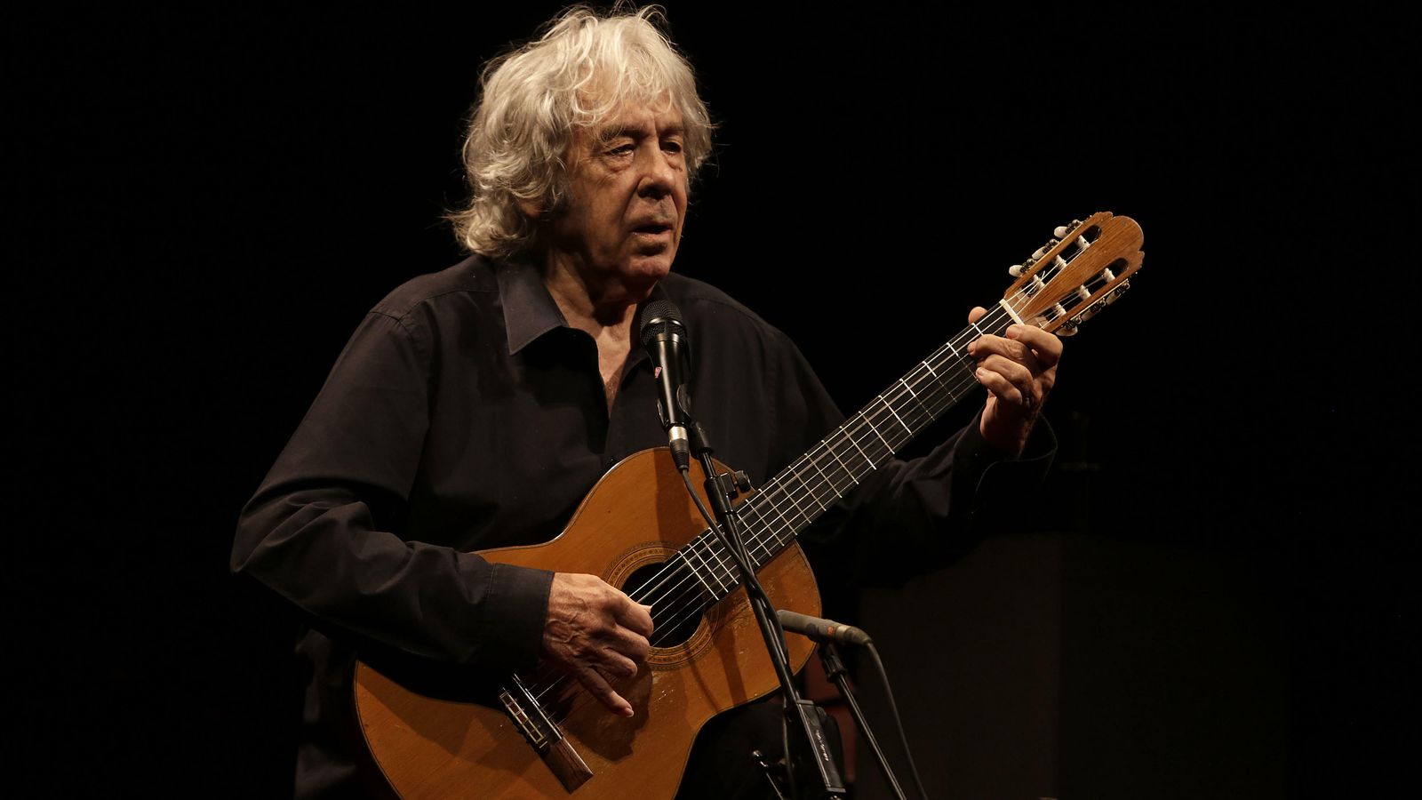Paco Ibáñez en el teatro Lope de Vega.