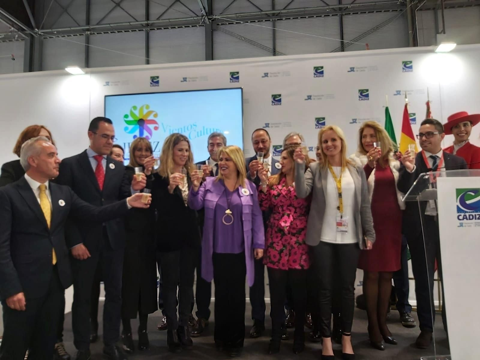 Brindis por Jerez, este miércoles en Fitur.