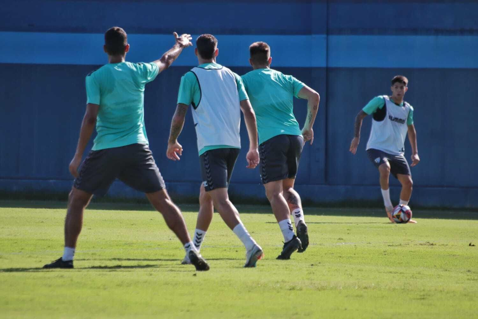 El entrenamiento del Málaga CF, en fotos