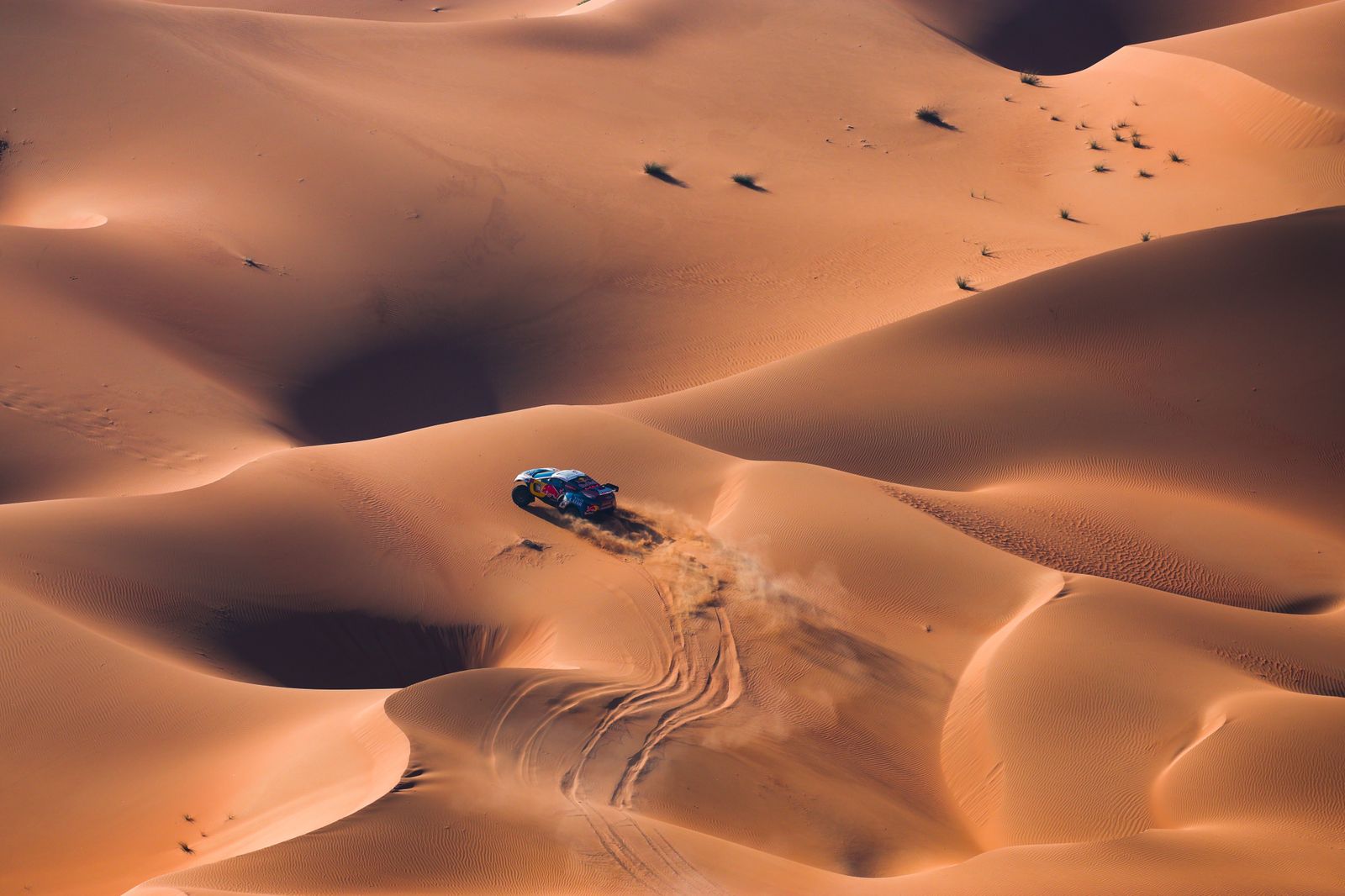 Las mejores fotos del Dakar por las dunas