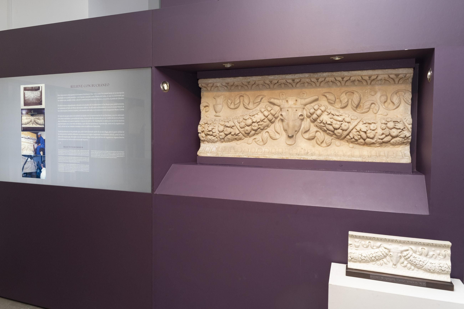 Fotos de la exposición permanente de Carteia en el Museo Municipal de San Roque