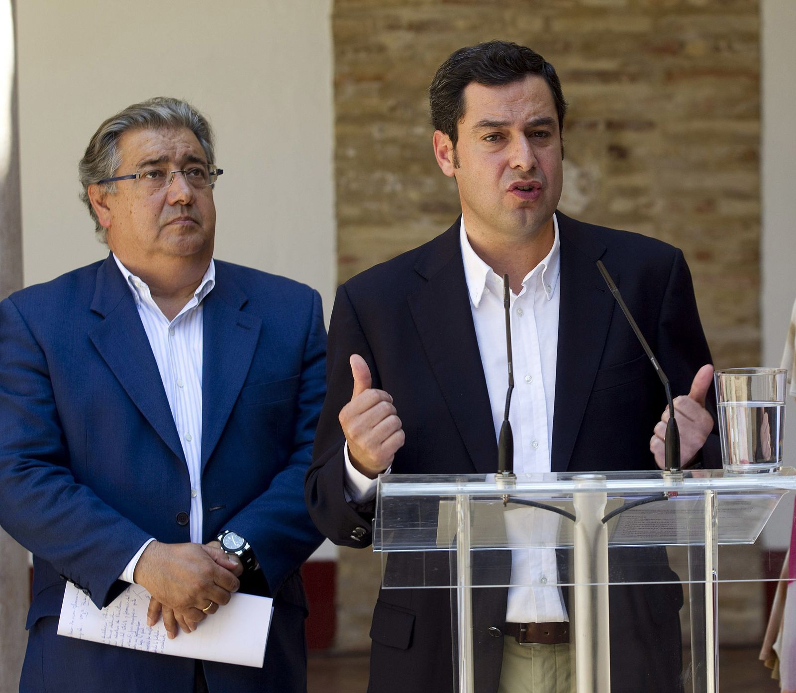 Juan Manuel Moreno Bonilla y Juan Ignacio Zoido