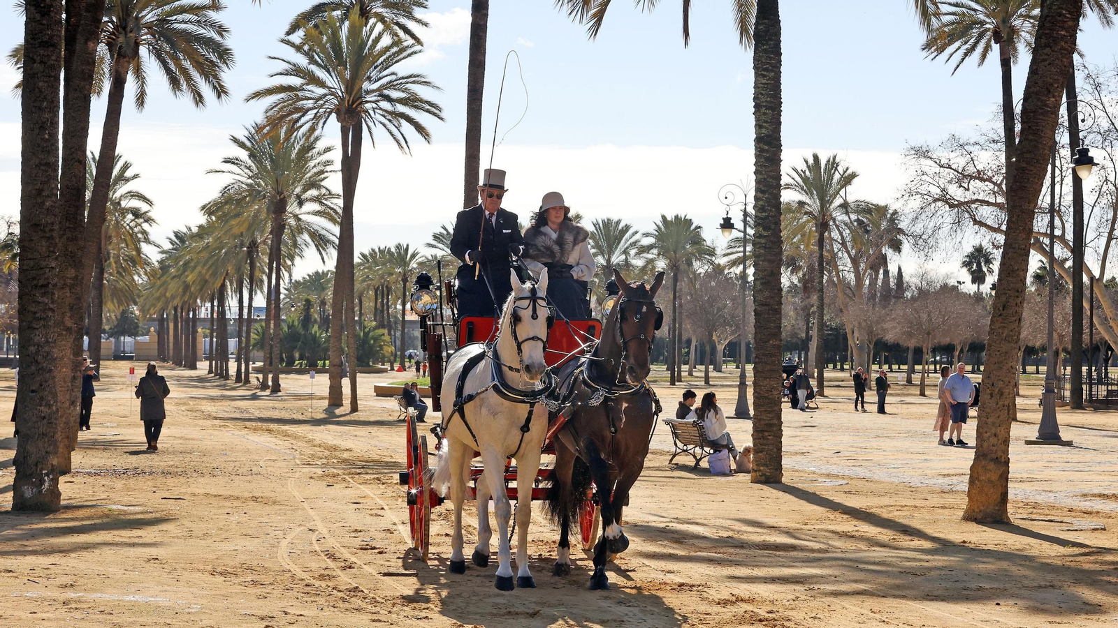 Concurso de enganches por las calles de Jerez