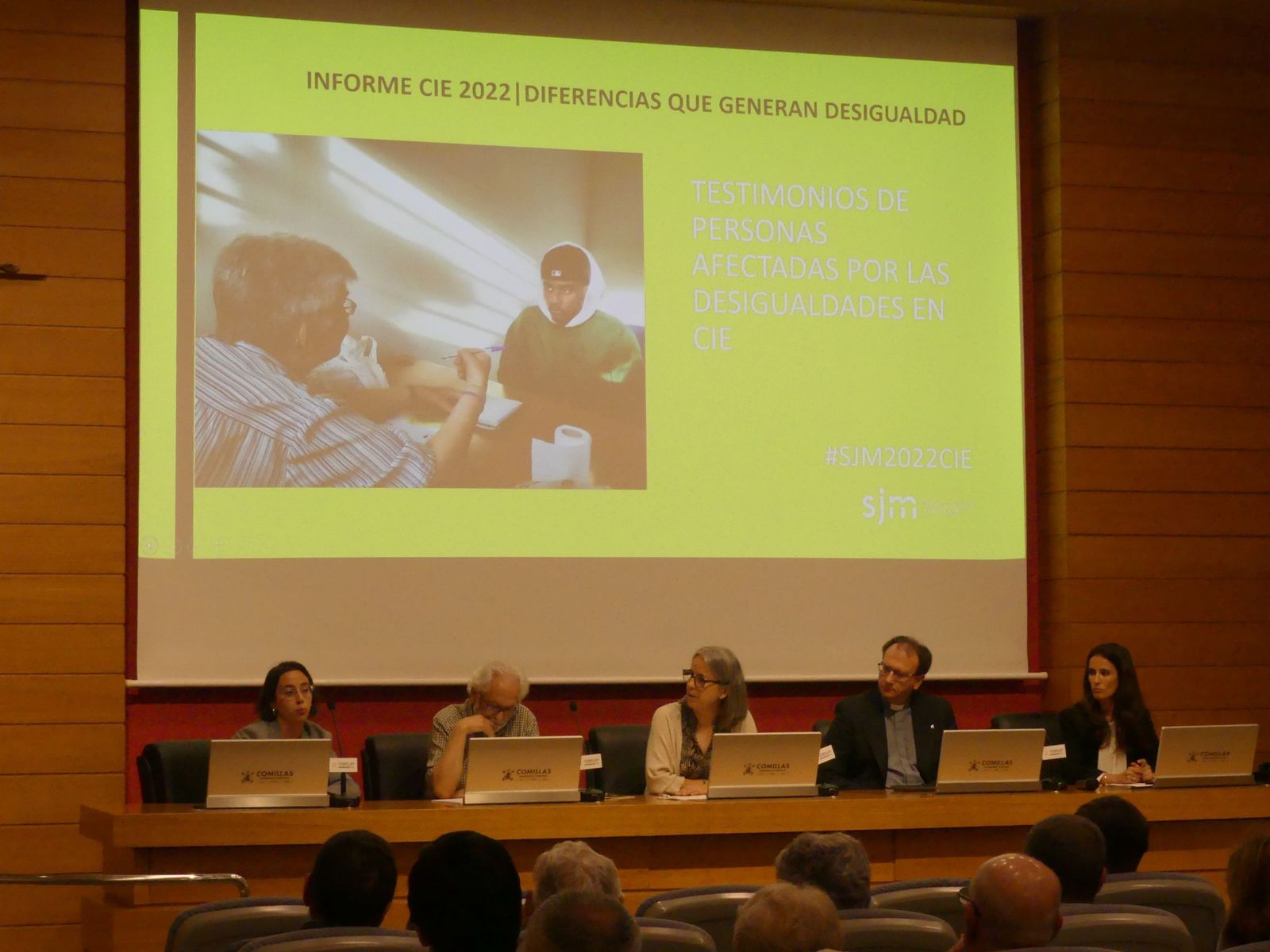 Presentación del informe del SJM en Madrid.