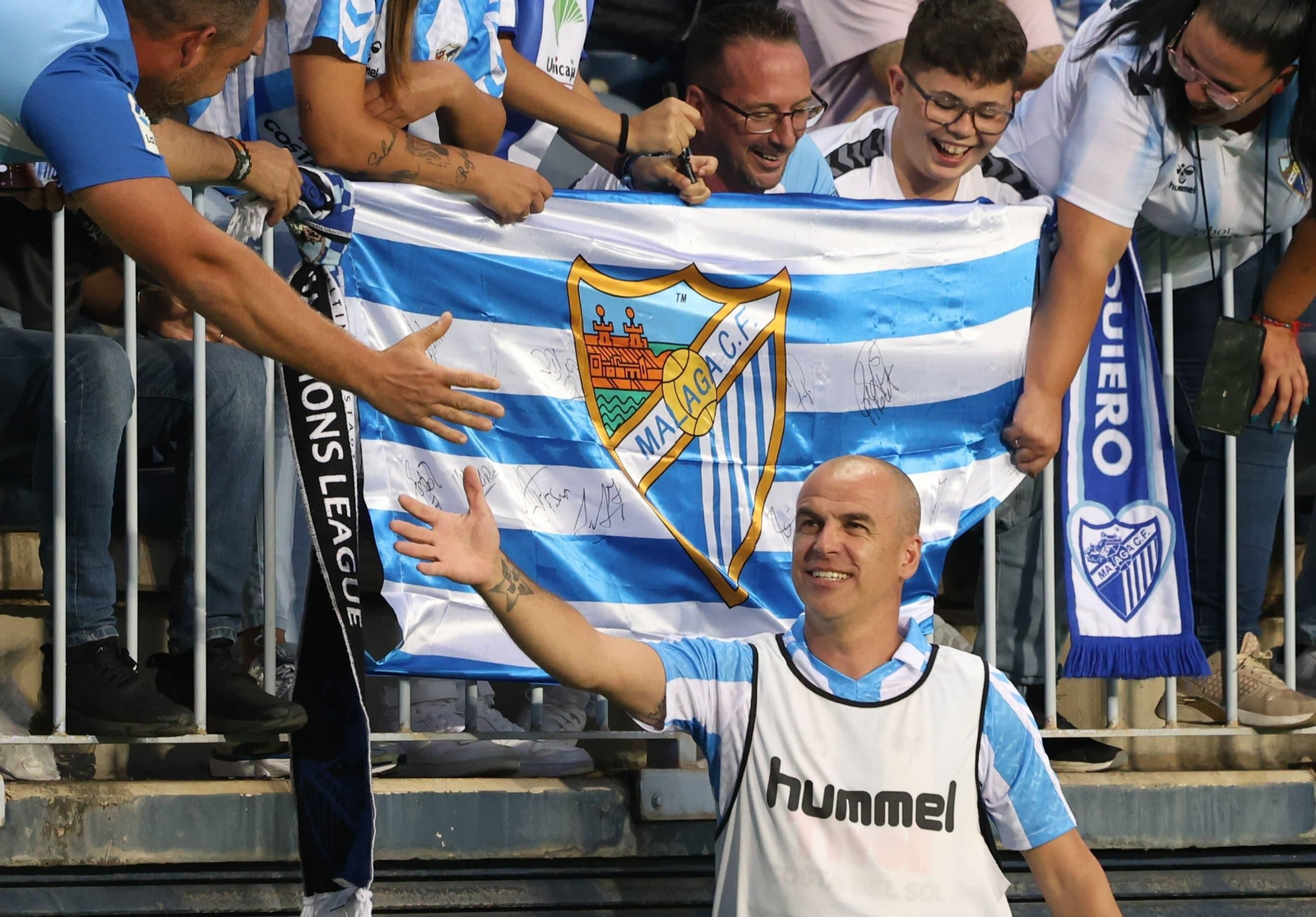 Búscate en La Rosaleda durante el Partido de Leyendas del Málaga CF