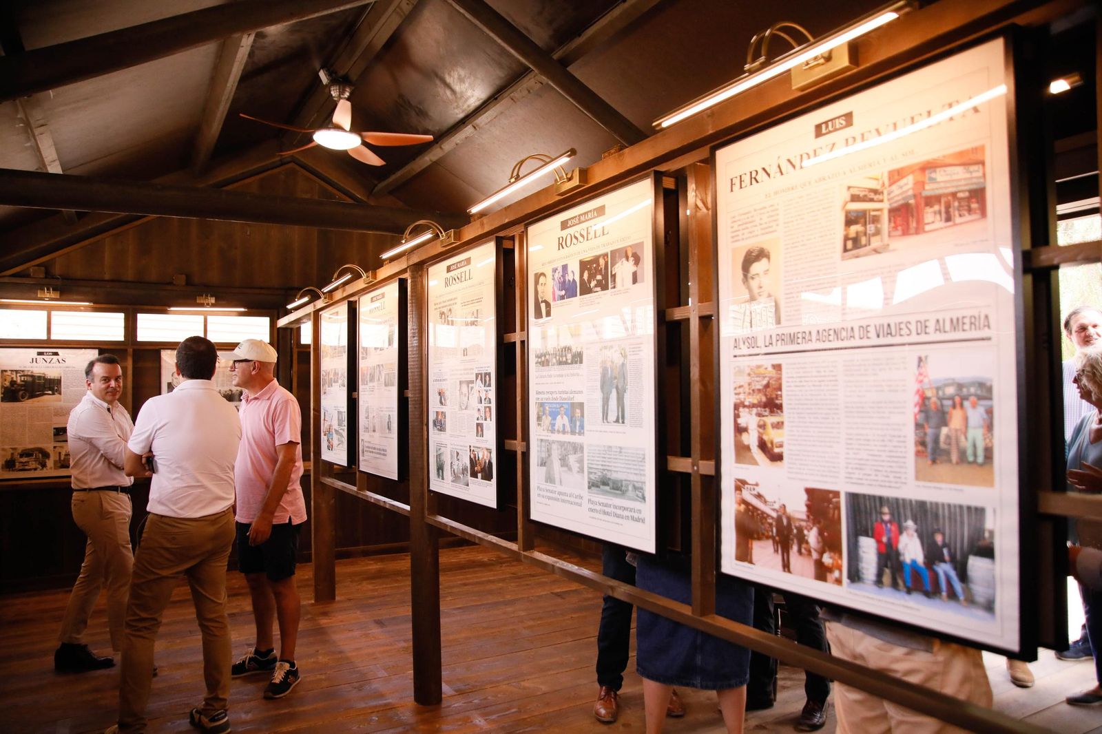 Imágenes del museo a los grandes empresarios y familias históricas de Almería