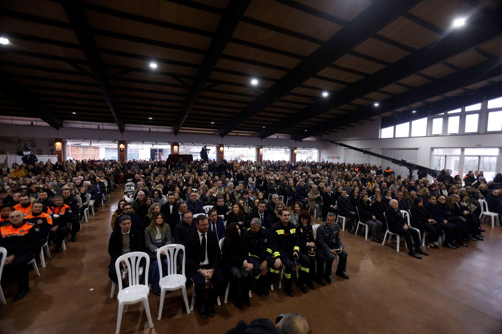 Las imágenes de la misa funeral en Adamuz por las víctimas del accidente de tren