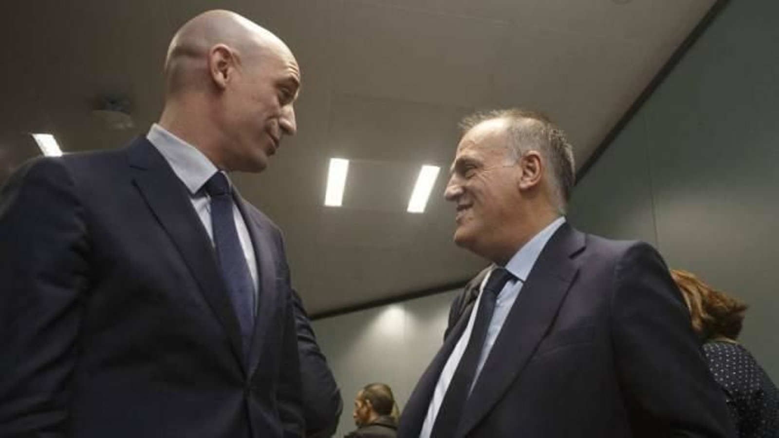 Rubiales y Tebas, en un cara a cara.