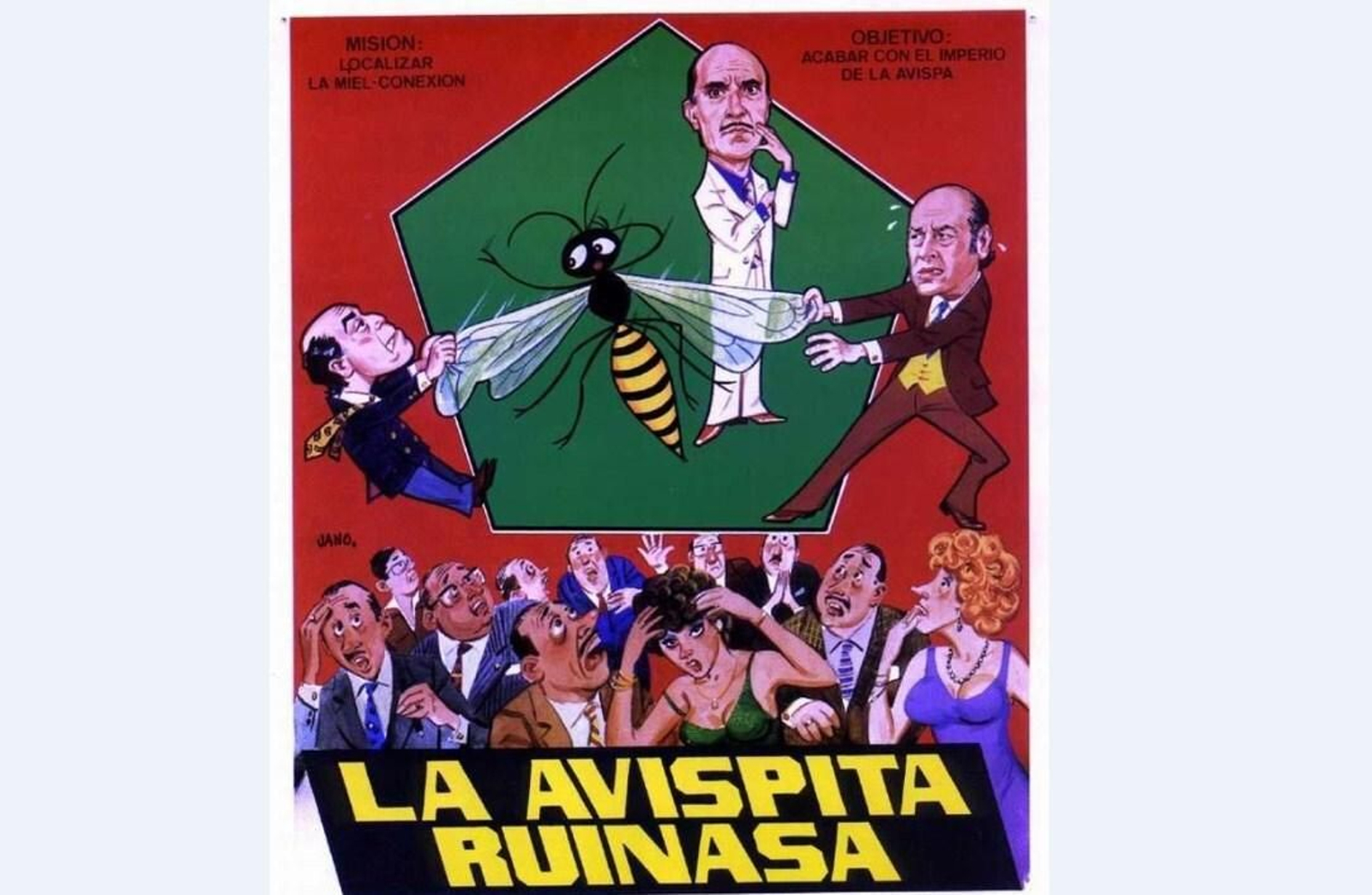 Cartel de la película 'La avispita Ruinasa'.