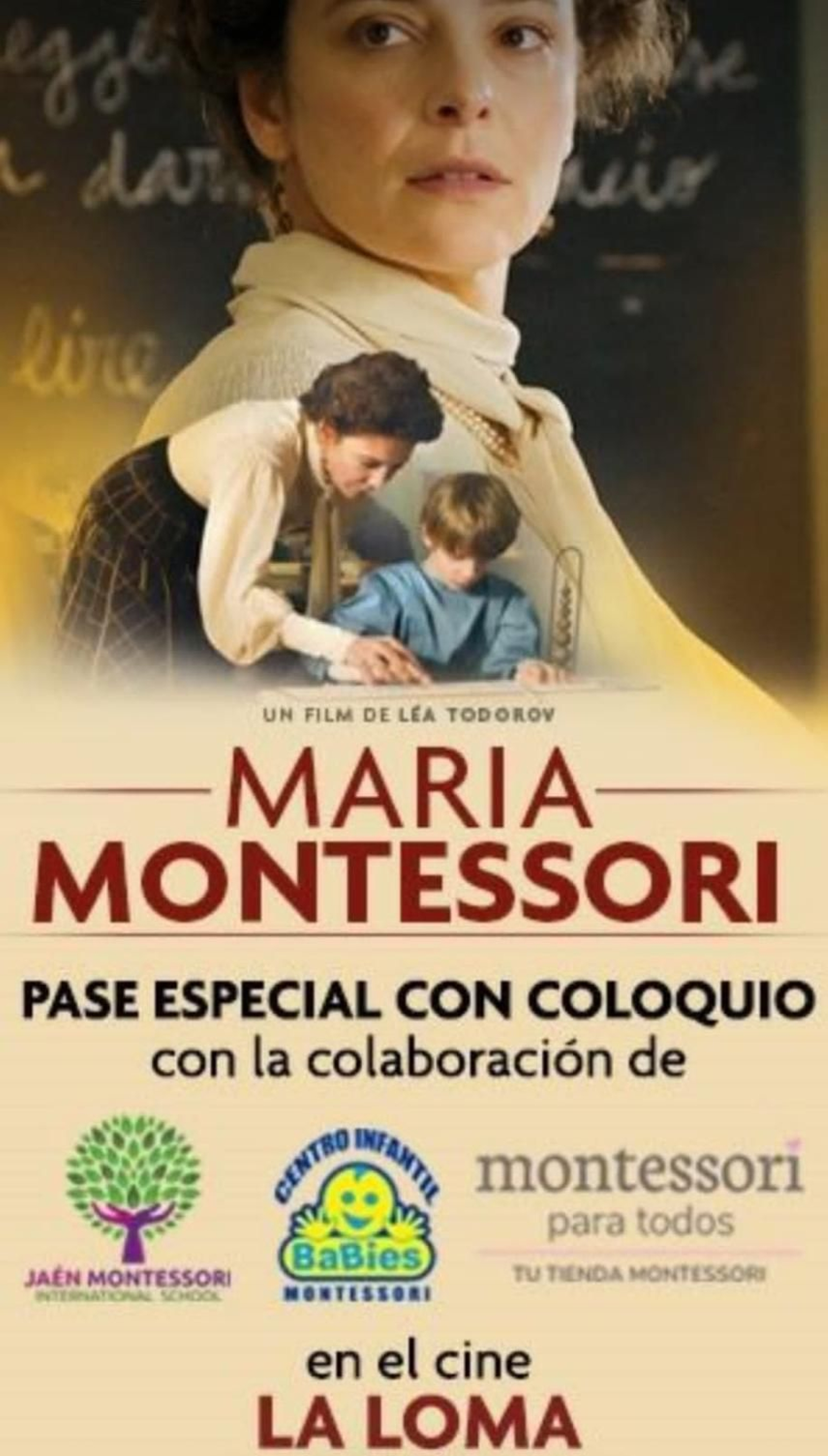 Léa Todorov dirige este drama que versa sobre la figura de Maria Montessori.