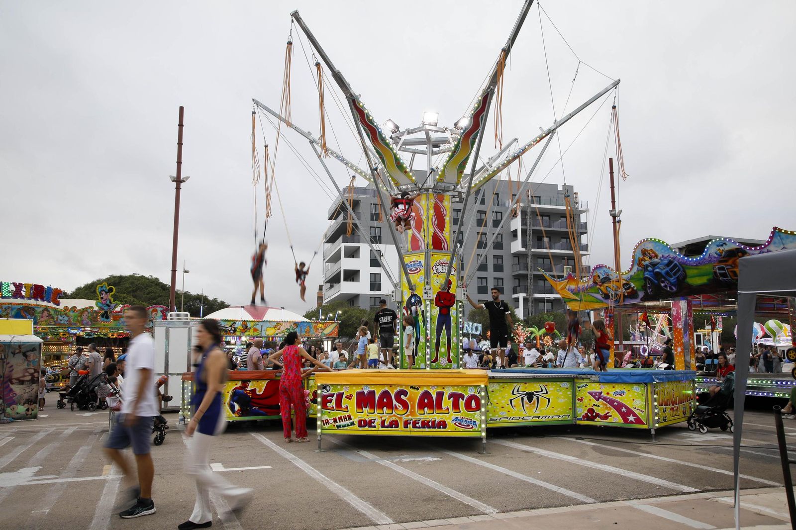 Las imágenes del lunes en la Feria de Almería sin ruidos