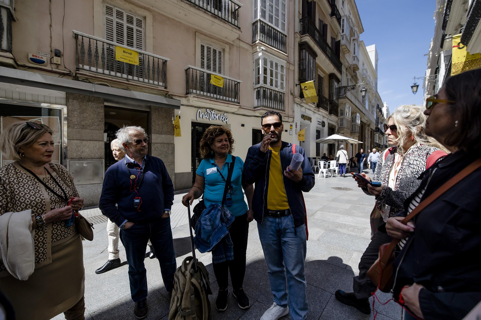 Las imágenes de la ruta de la prensa de Cádiz