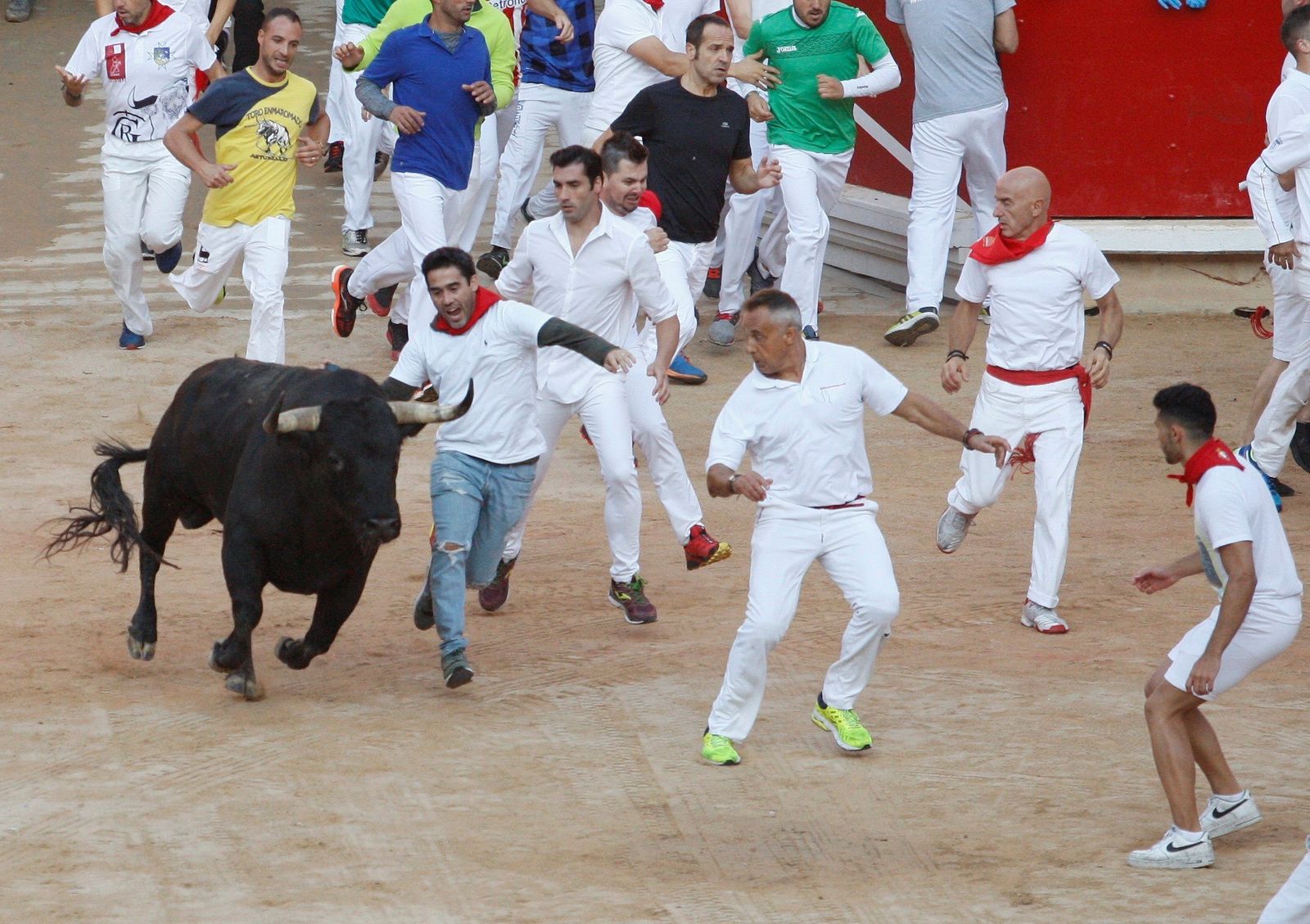 El quinto encierro de San Fermin 2019 en imágenes