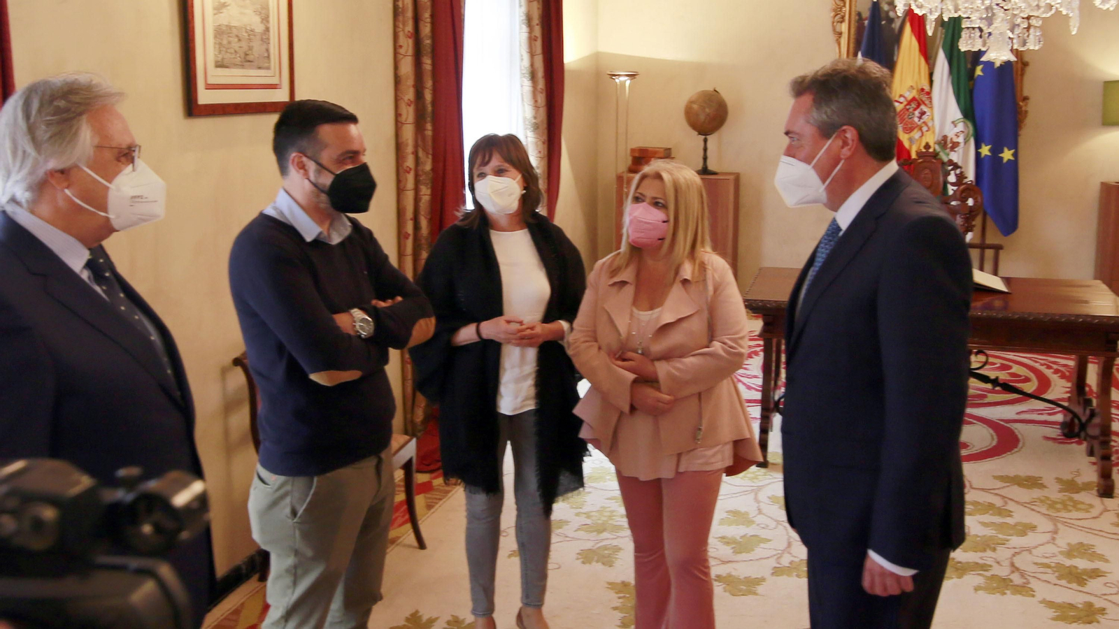 El alcalde de Sevilla, de visita institucional en Jerez