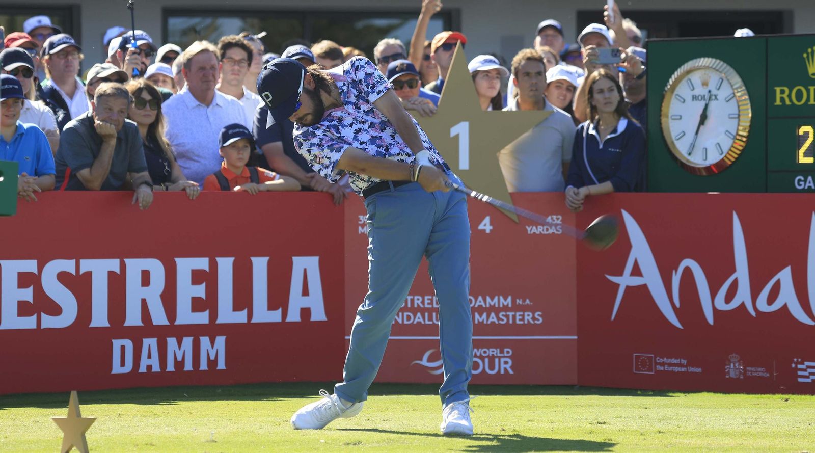 Las fotos de la tercera jornada del Estrella Damm N.A. Andalucía Masters de golf, en el RCG Sotogrande de San Roque