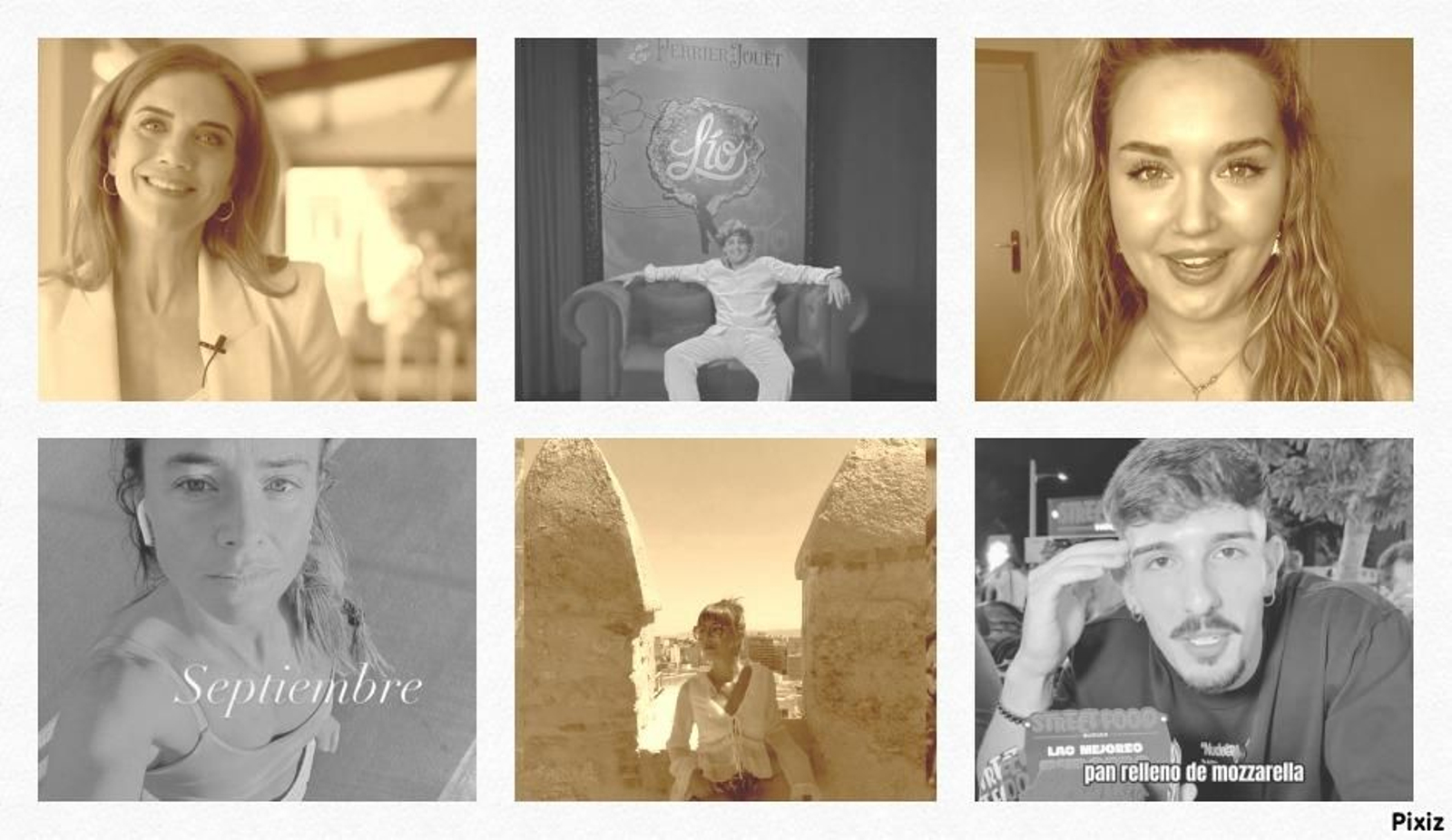Personas influyentes de Jerez: Beatriz Trapote, Kuky Fuego, Belén Fernández, Paz Bononato, Sandra Morales Ruiz y Jaime Rodríguez López.