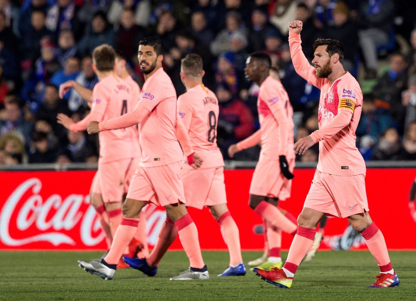 El Getafe-Barcelona, en imágenes