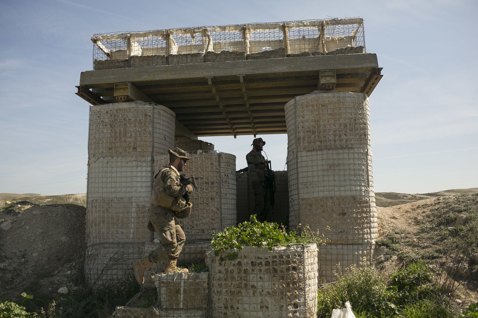 De maniobras con la Legión
