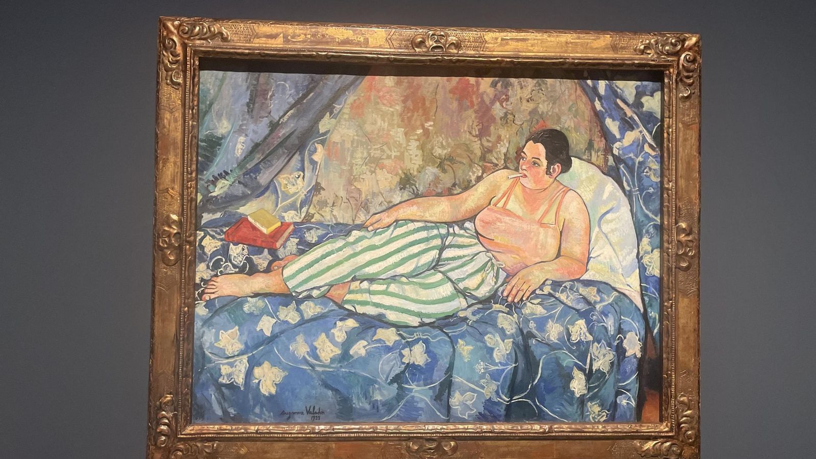'La habitación azul' de Suzanne Valadon. 'La habitación azul' de Suzanne Valadon.