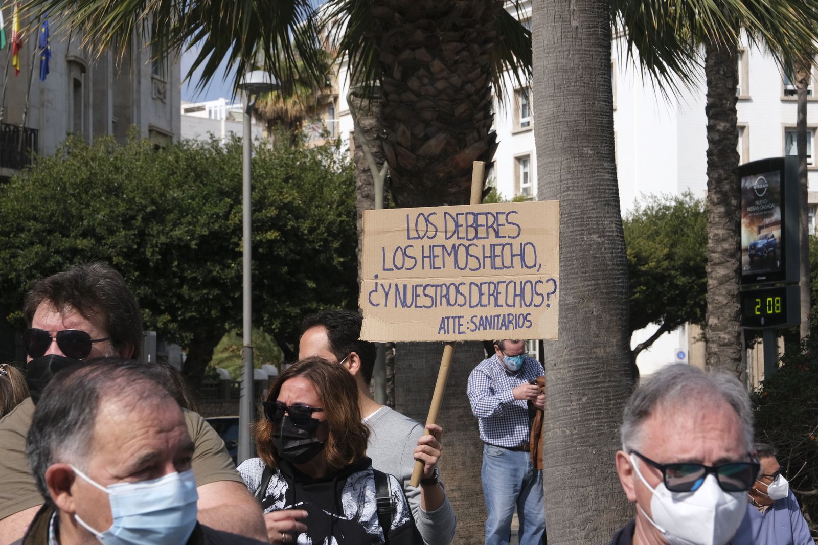 Imágenes de la manifestación a favor de la sanidad pública en Almería