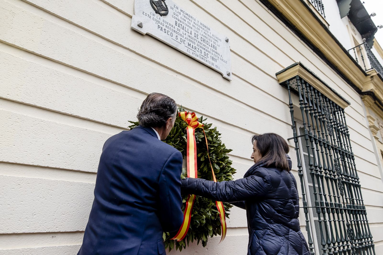 Las imágenes de la visita de la ministra de defensa Margarita Robles a Chiclana con motivo del 212 aniversario de la  Batalla de la Barrosa.