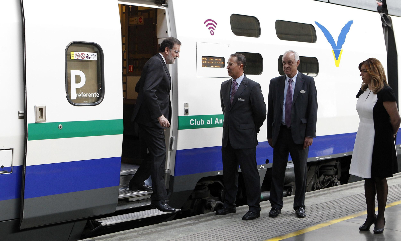 Las imágenes de la conmemoración de los 25 años del AVE