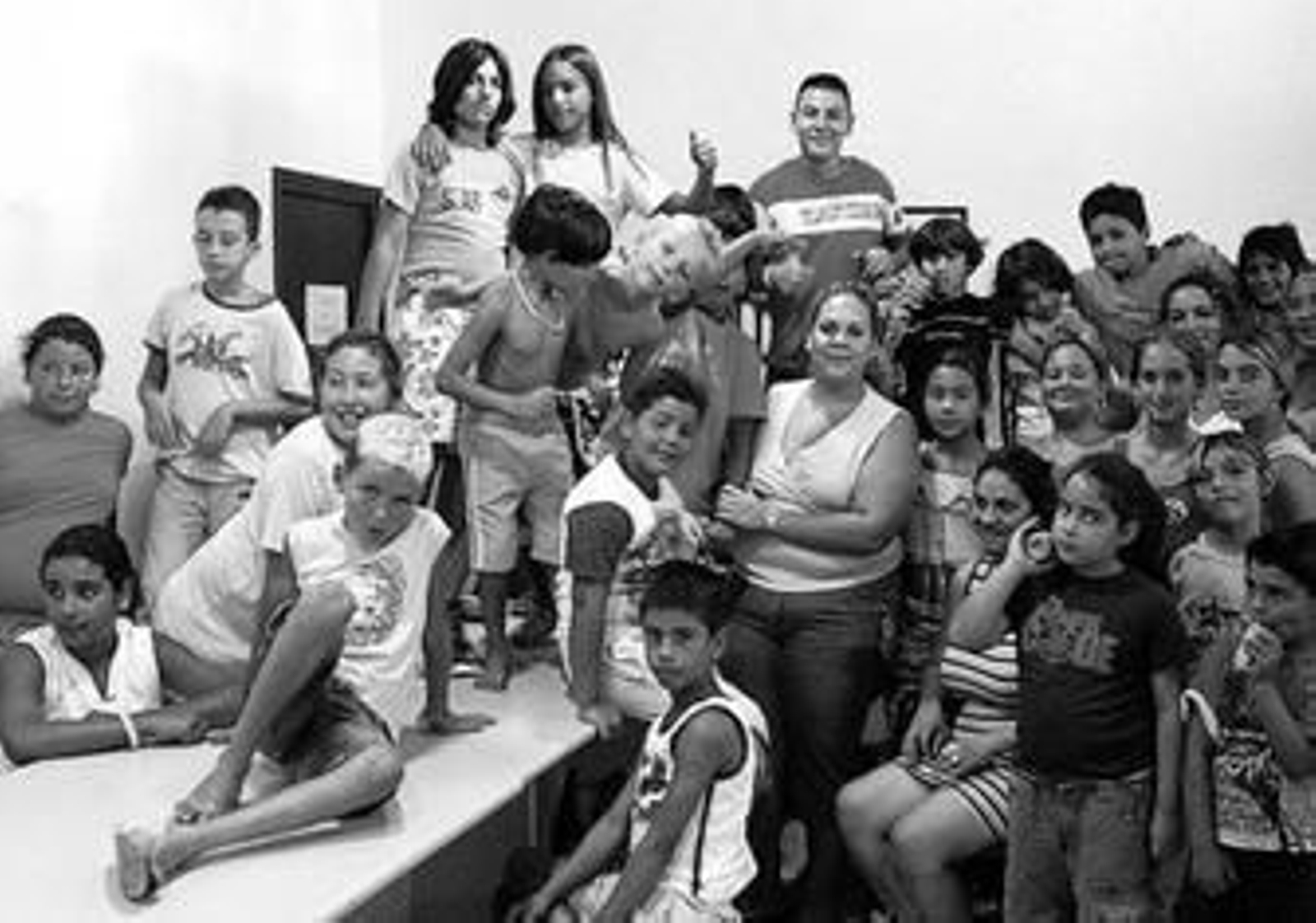 Imagen de los niños que participaron en la escuela de verano de Nakera Romi durante la edición del año pasado.