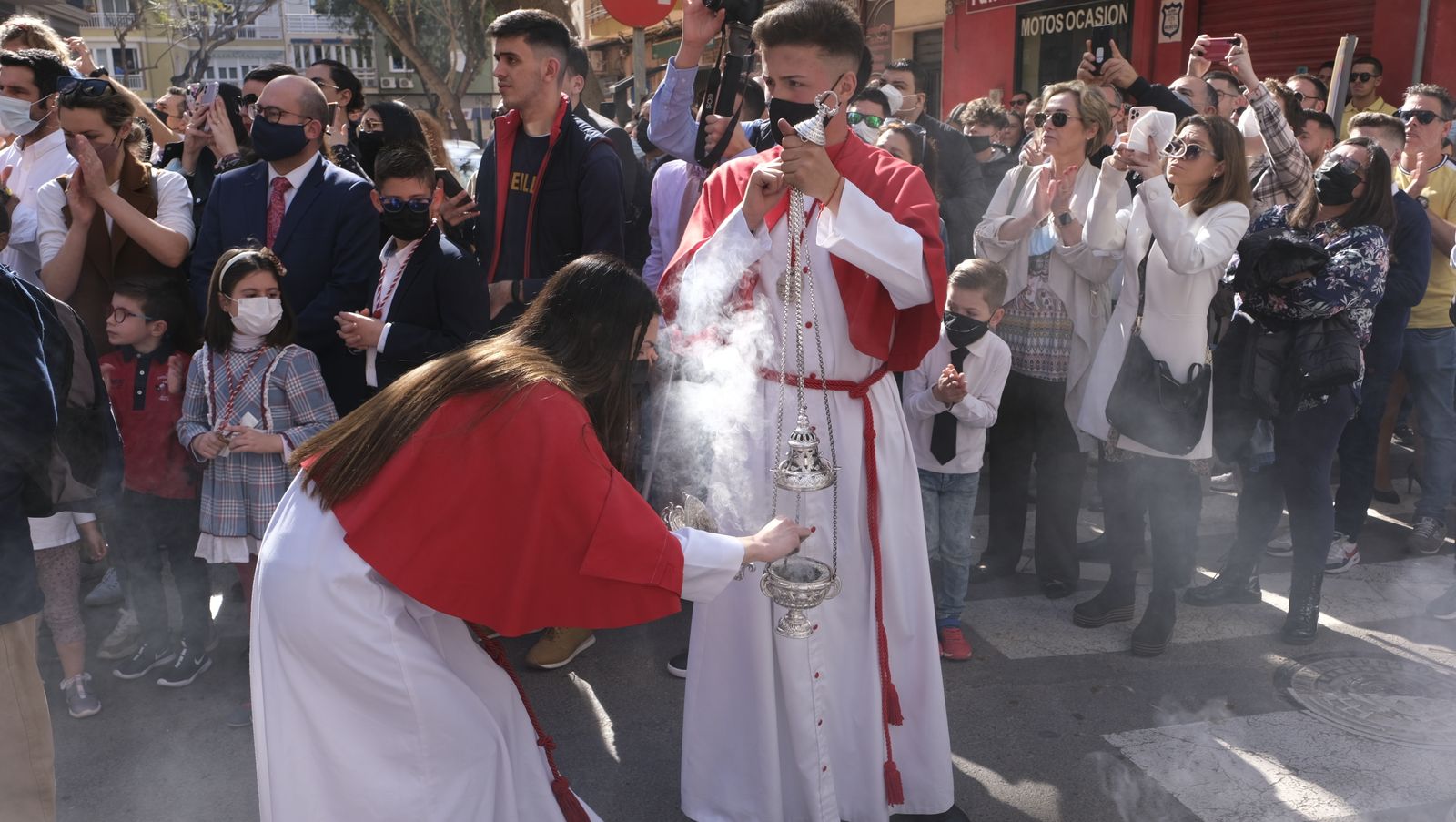 Fotogalería de la procesión de La Borriquita en Almería. Semana Santa 2022.