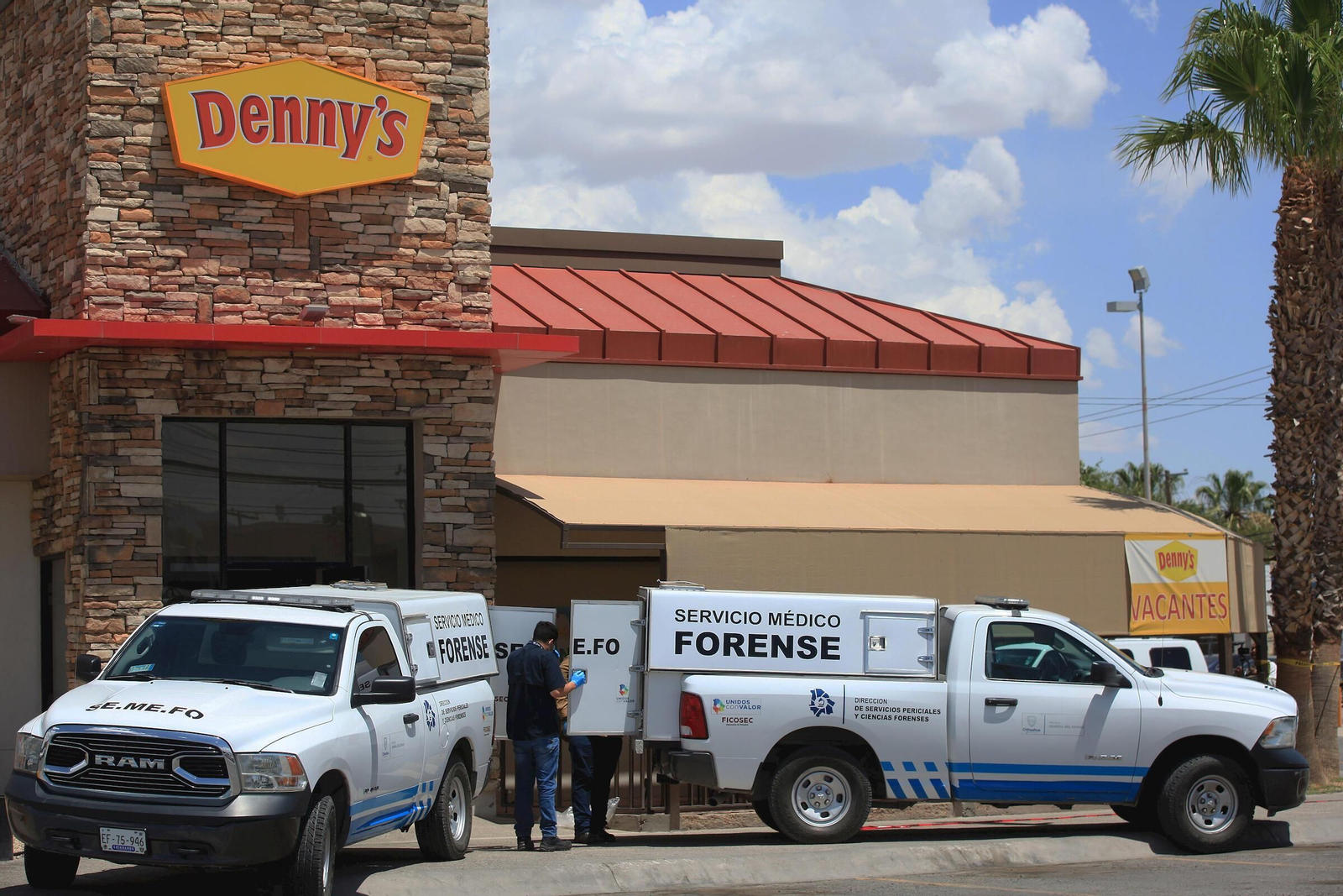 Escena de un tiroteo.