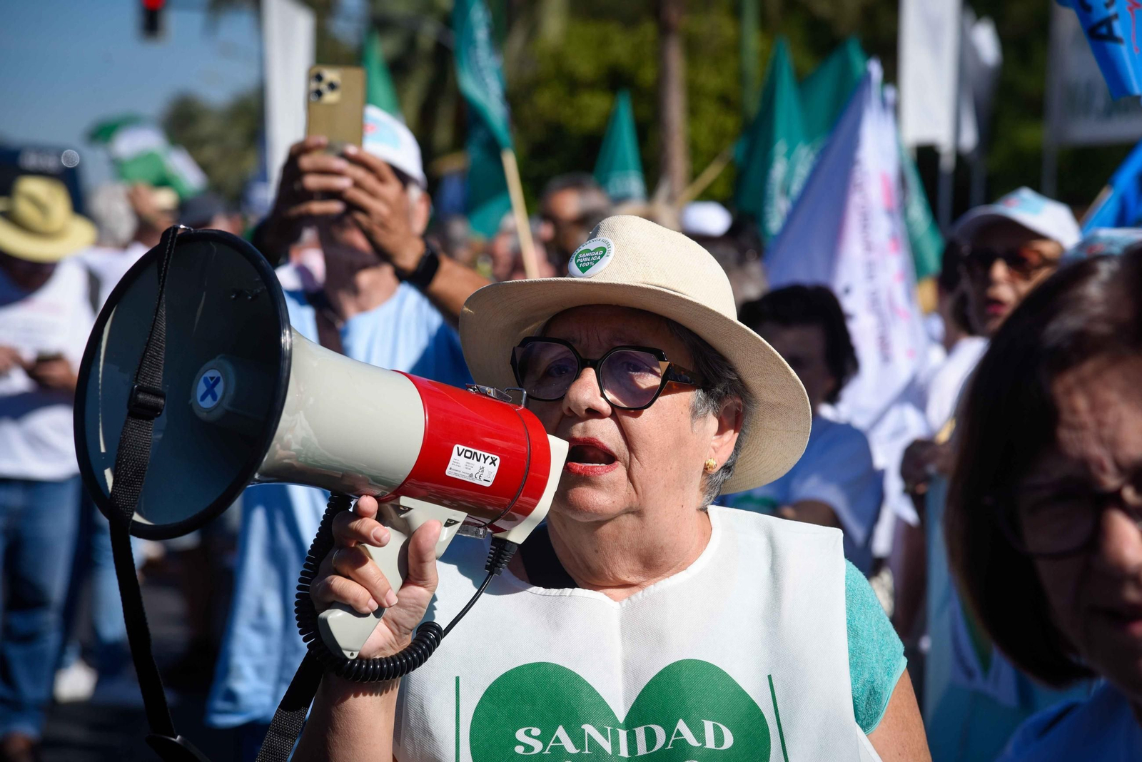 Protesta por la sanidad pública en Andalucía
