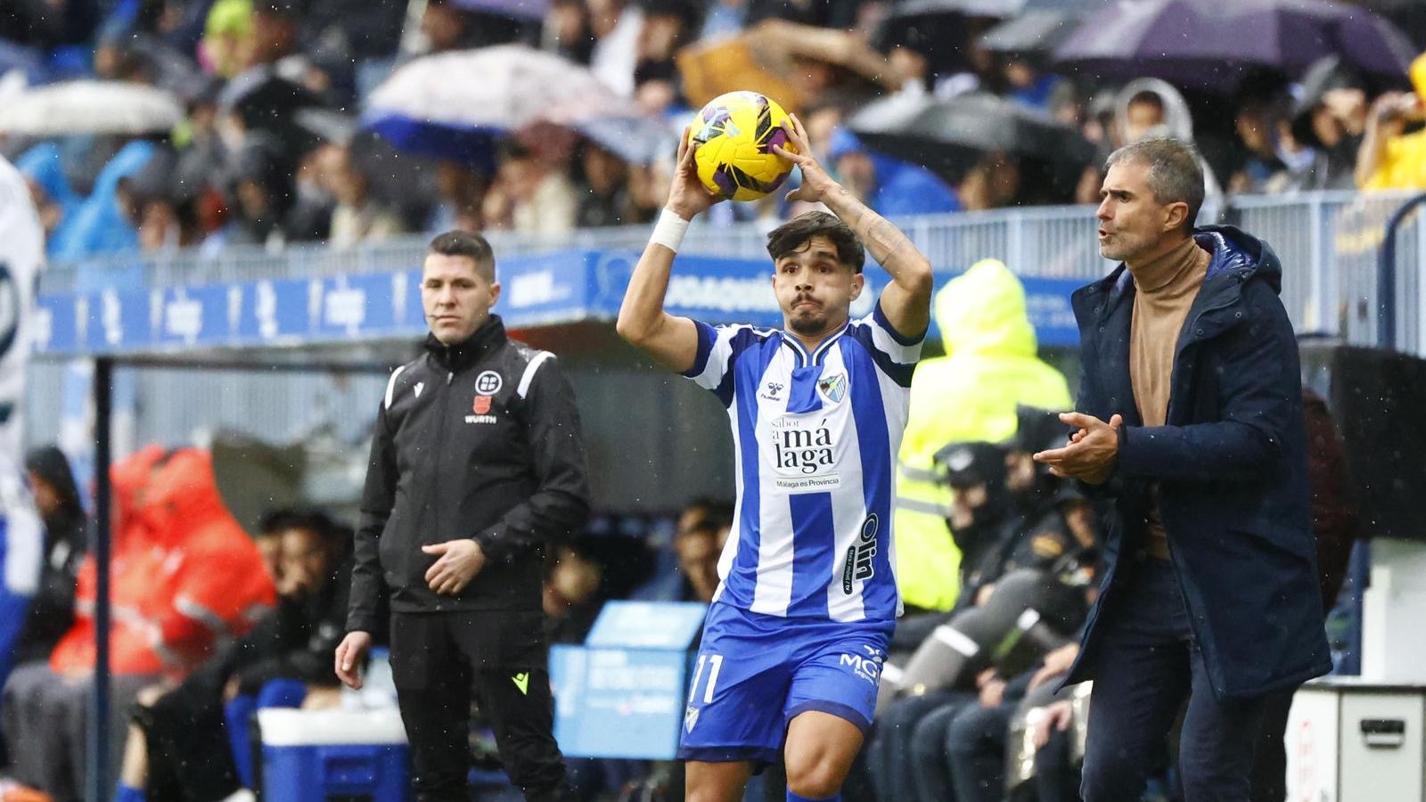 El Málaga CF-Cádiz, en fotos