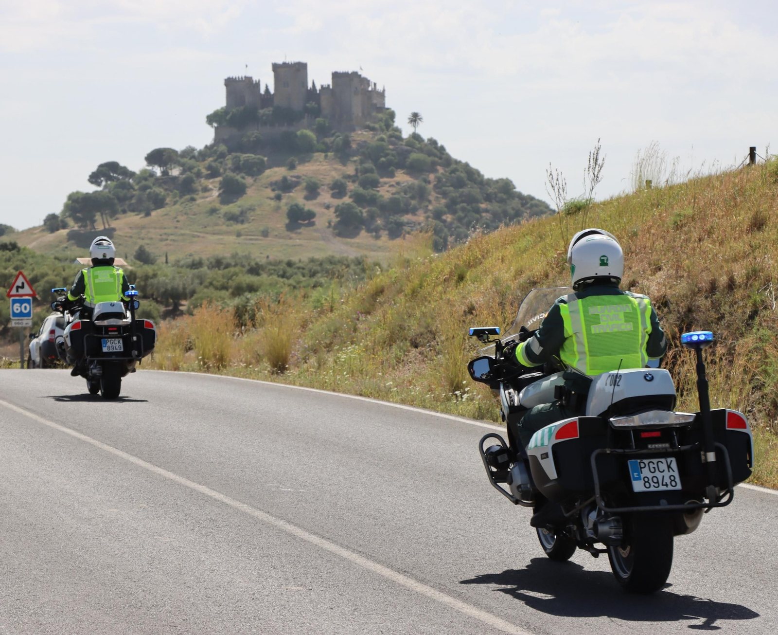 Agentes del Subsector de Tráfico de la Guardia Civil de Córdoba.