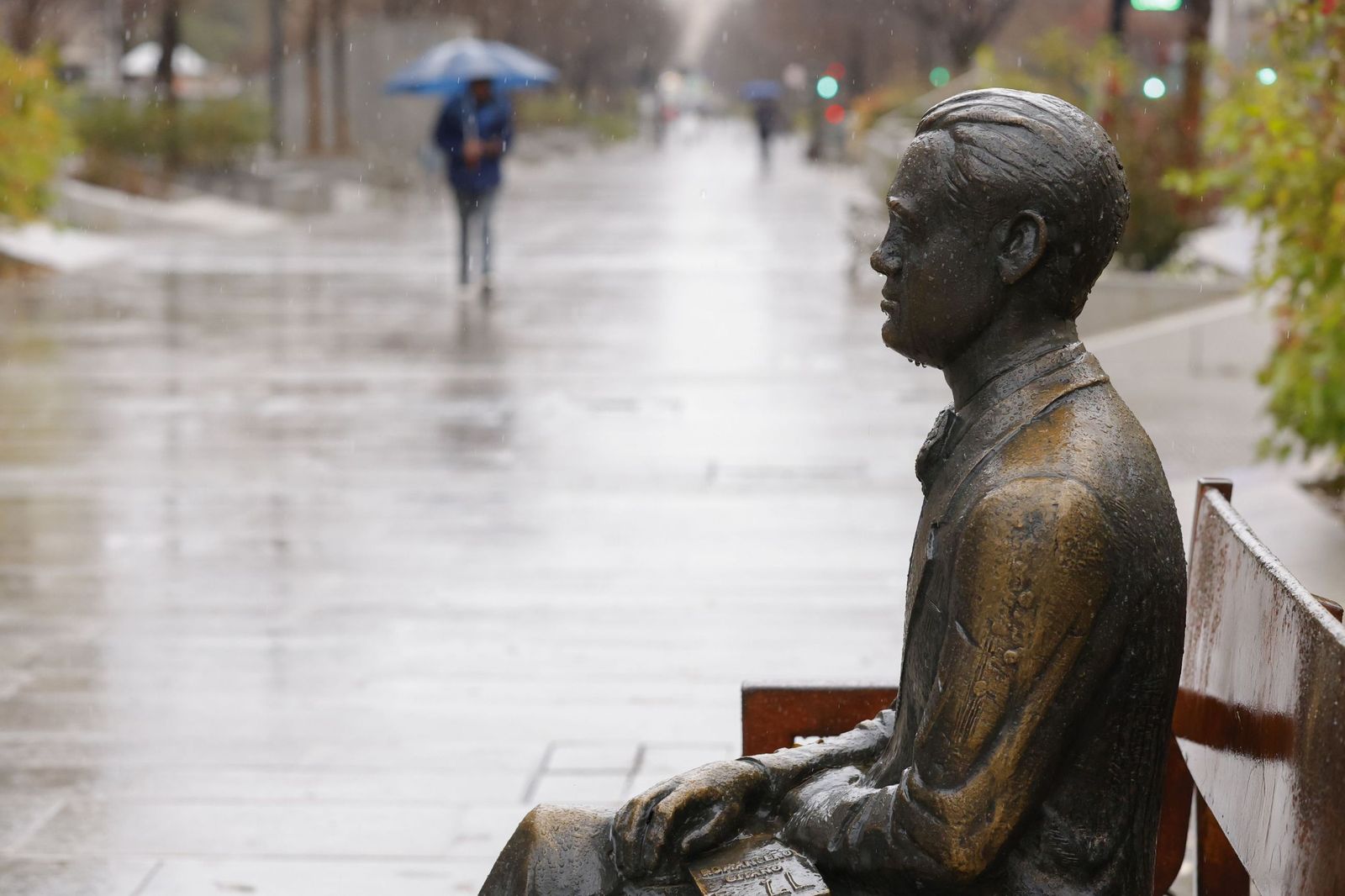 Escultura de García lorca en Granada.