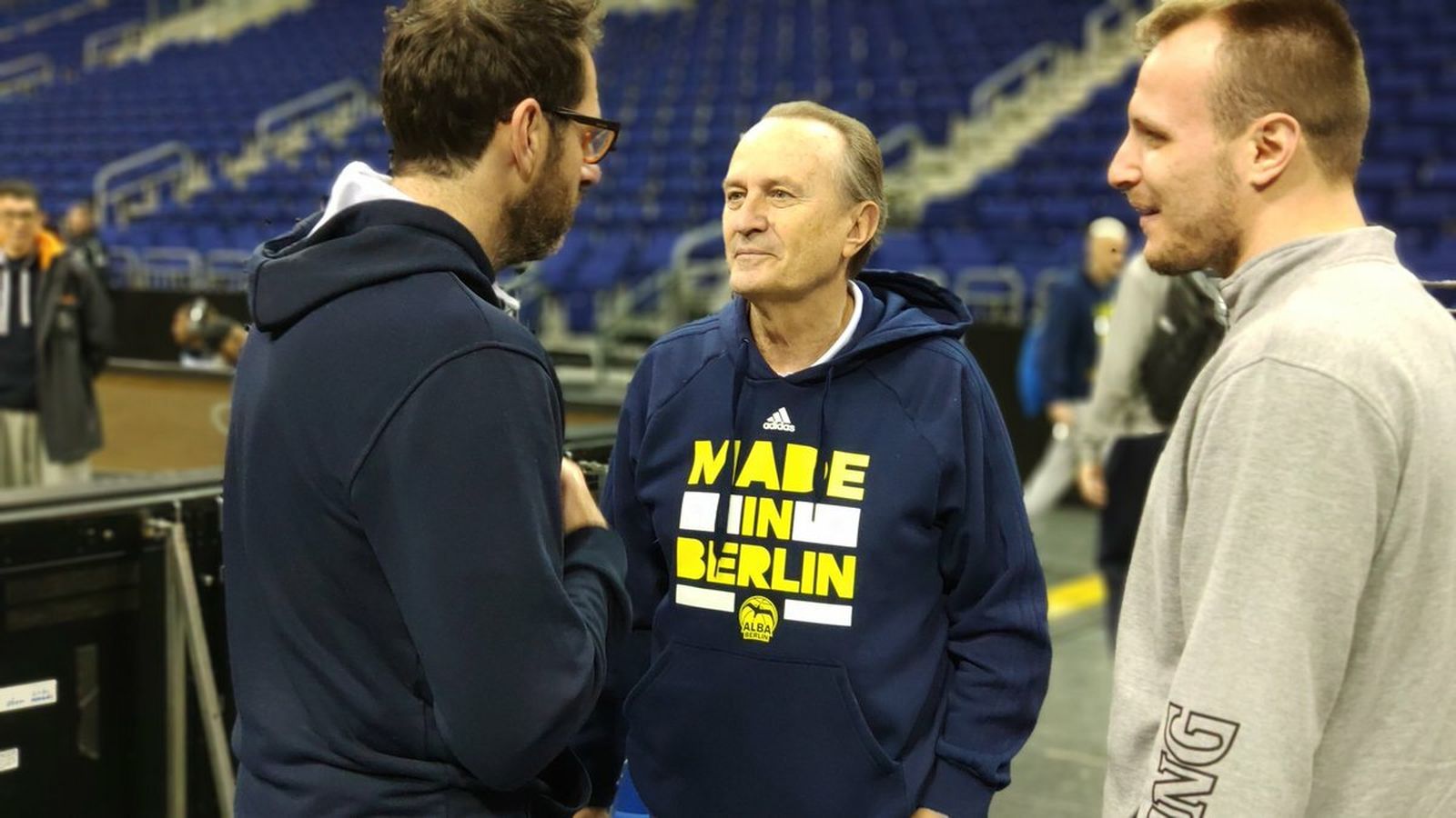 Paco Vázquez, Aíto García Reneses y Rafa Luz.