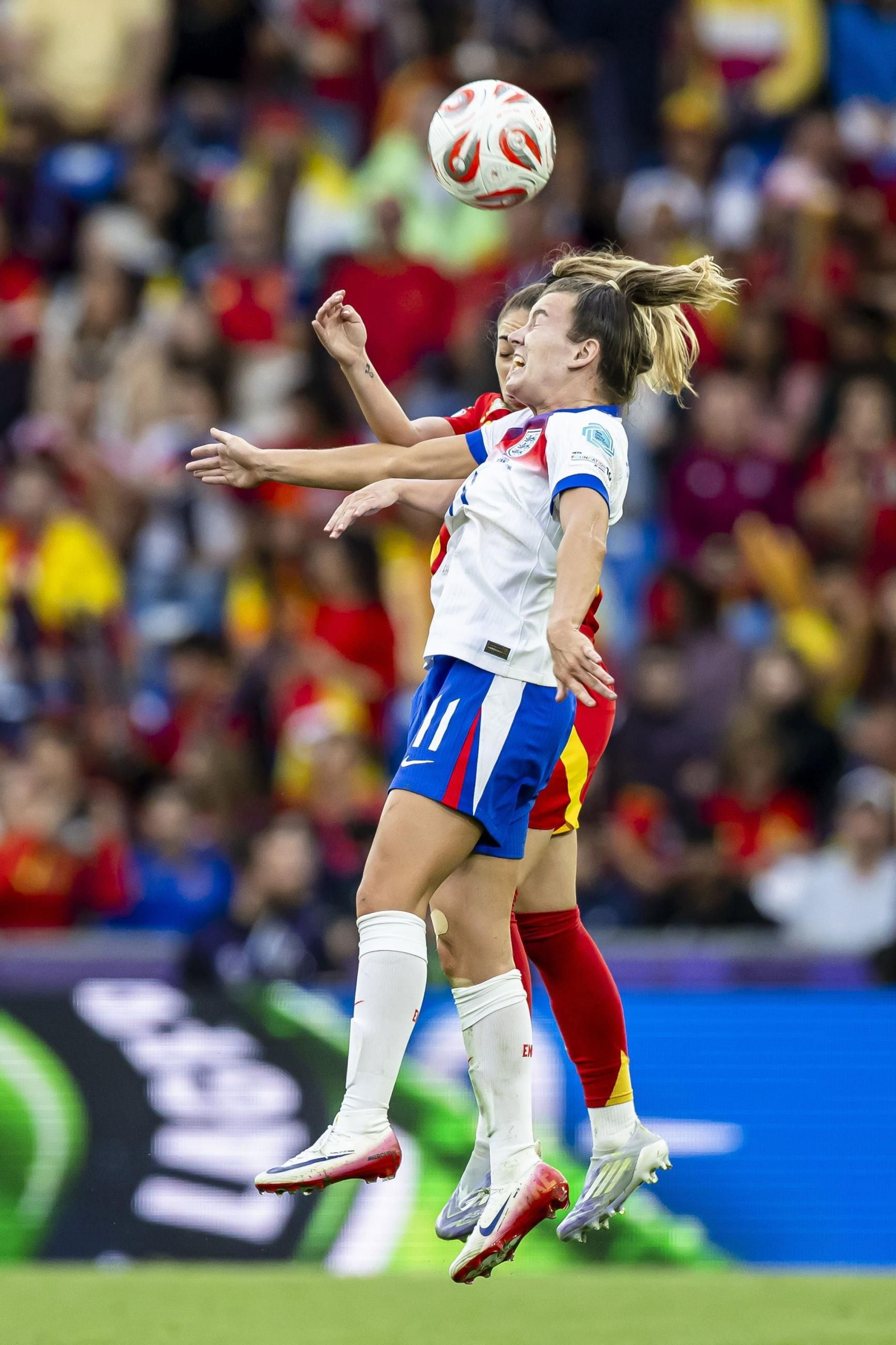 Las mejores imágenes de la final España - Inglaterra de la Eurocopa femenina