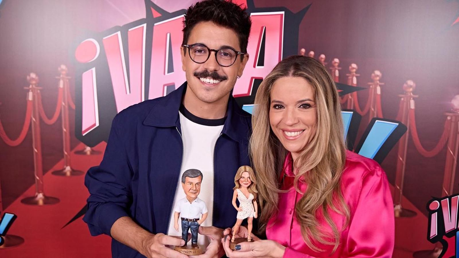 Cristina Lasvignes y Fran Ramírez, los presentadores de '¡Vaya fama!' en Telecinco.