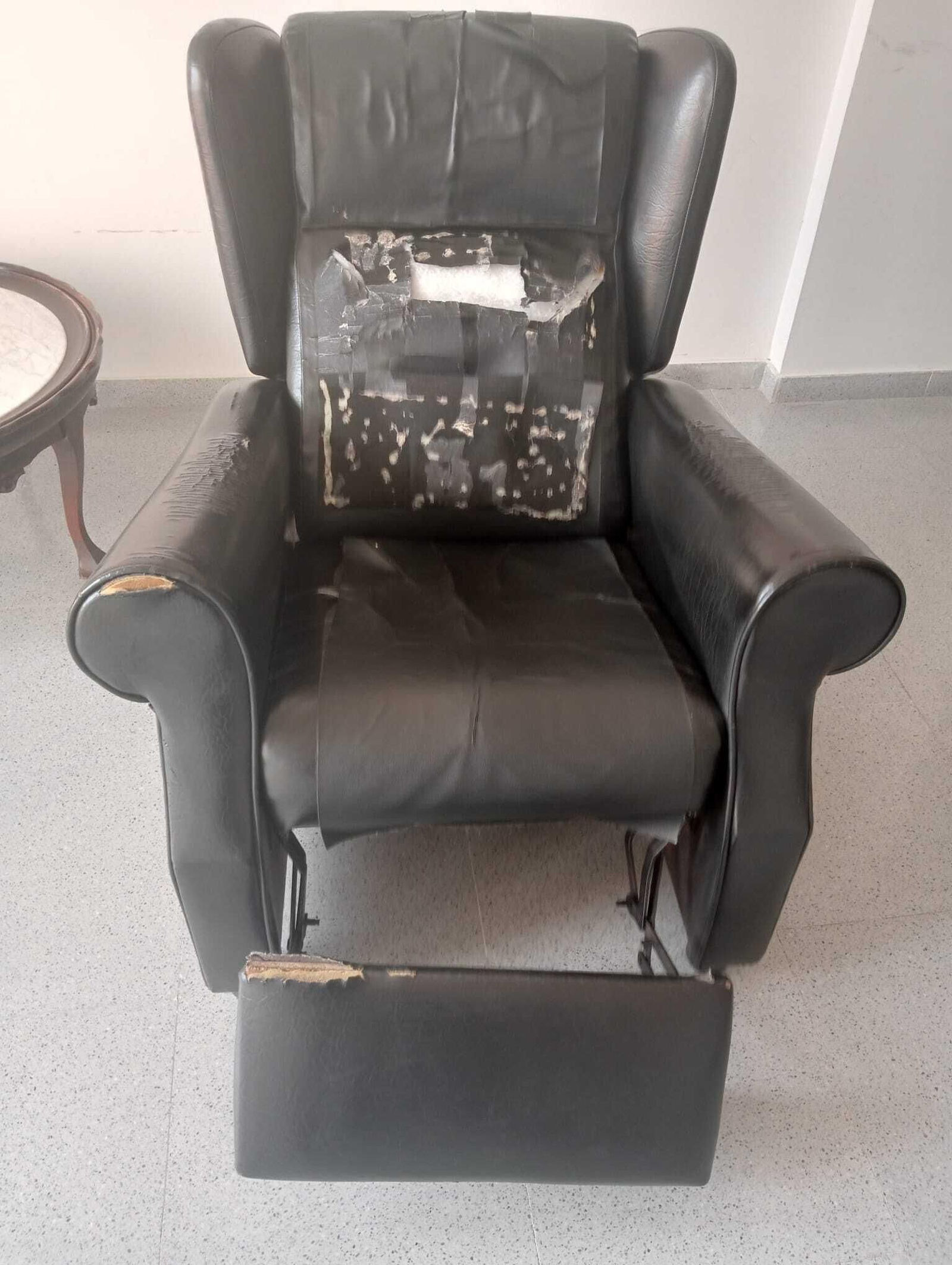 Una de las butacas del Parque de Extinción de Incendios